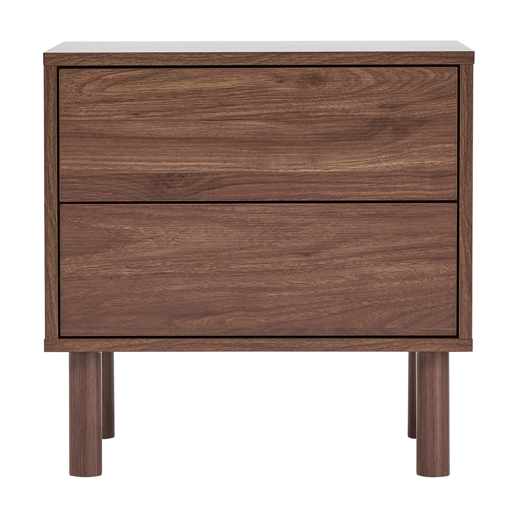 Norquay 50cm Bedside Table Walnut