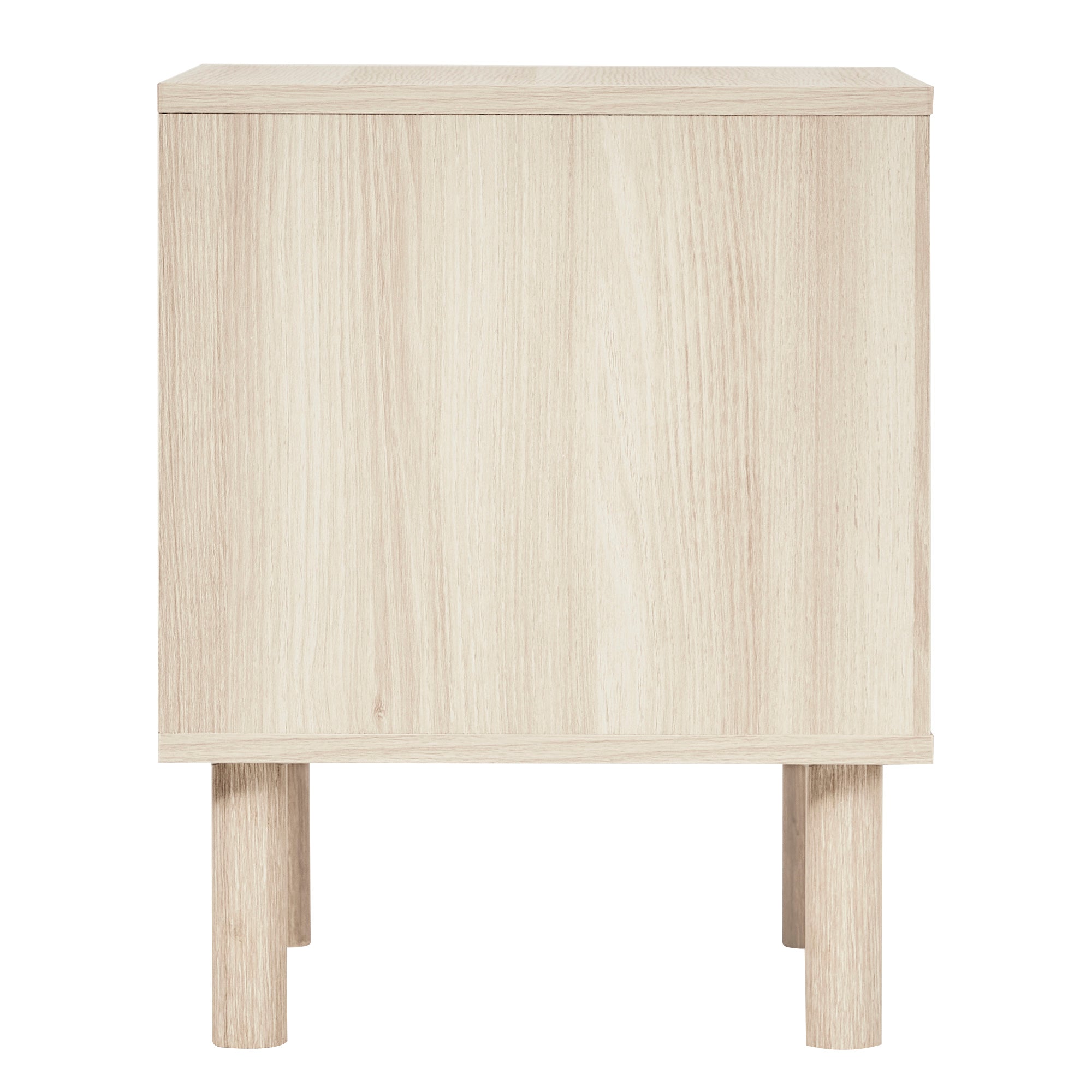 Norquay 50cm Bedside Table Light Oak