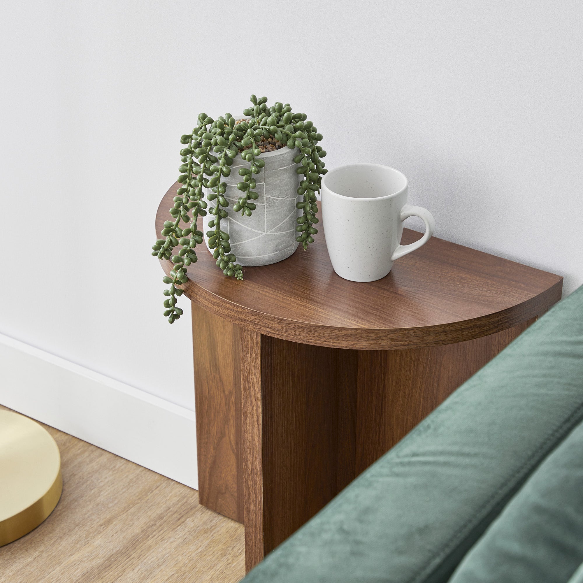 Norquay 48cm Side Table Walnut