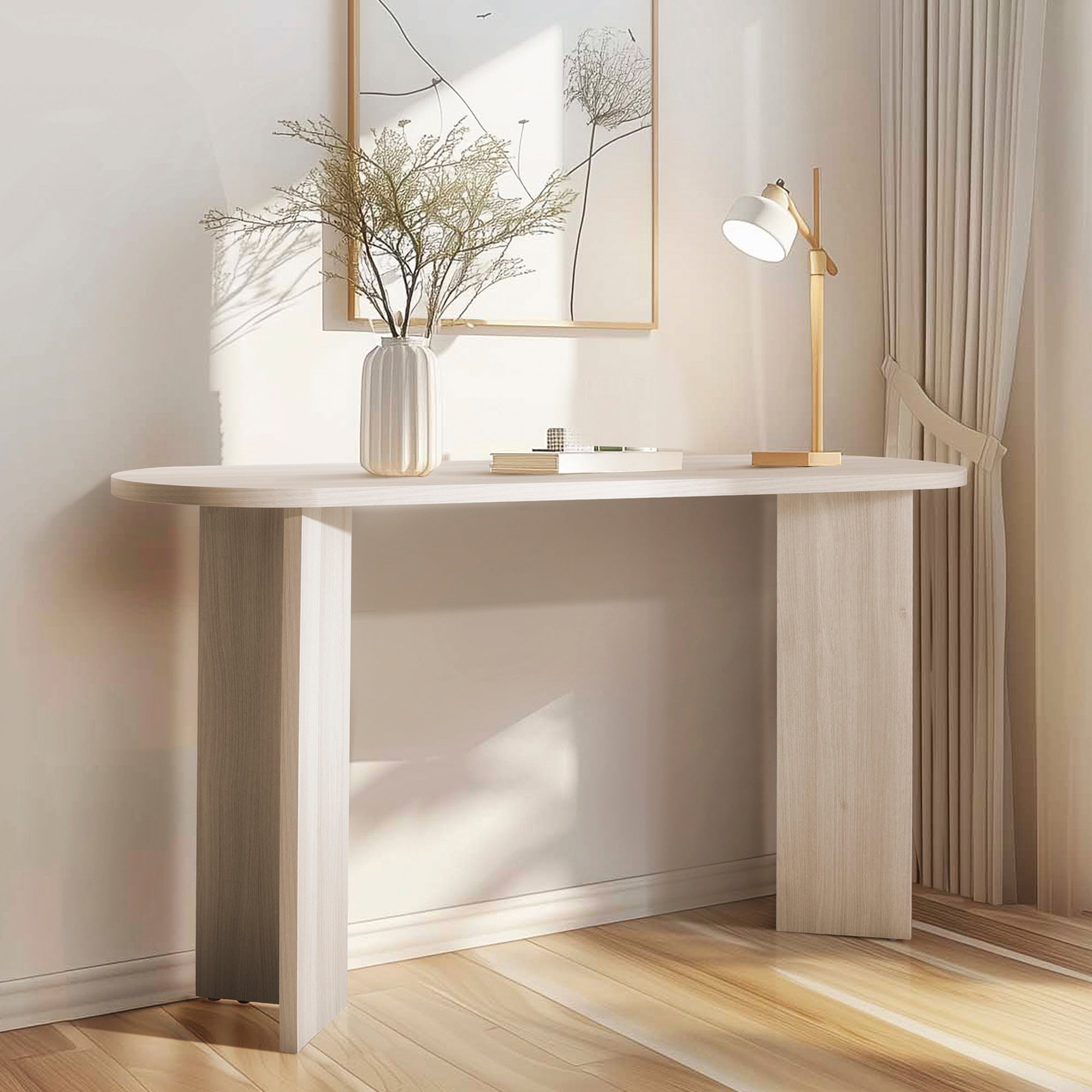 Norquay 140cm Console Table Light Oak