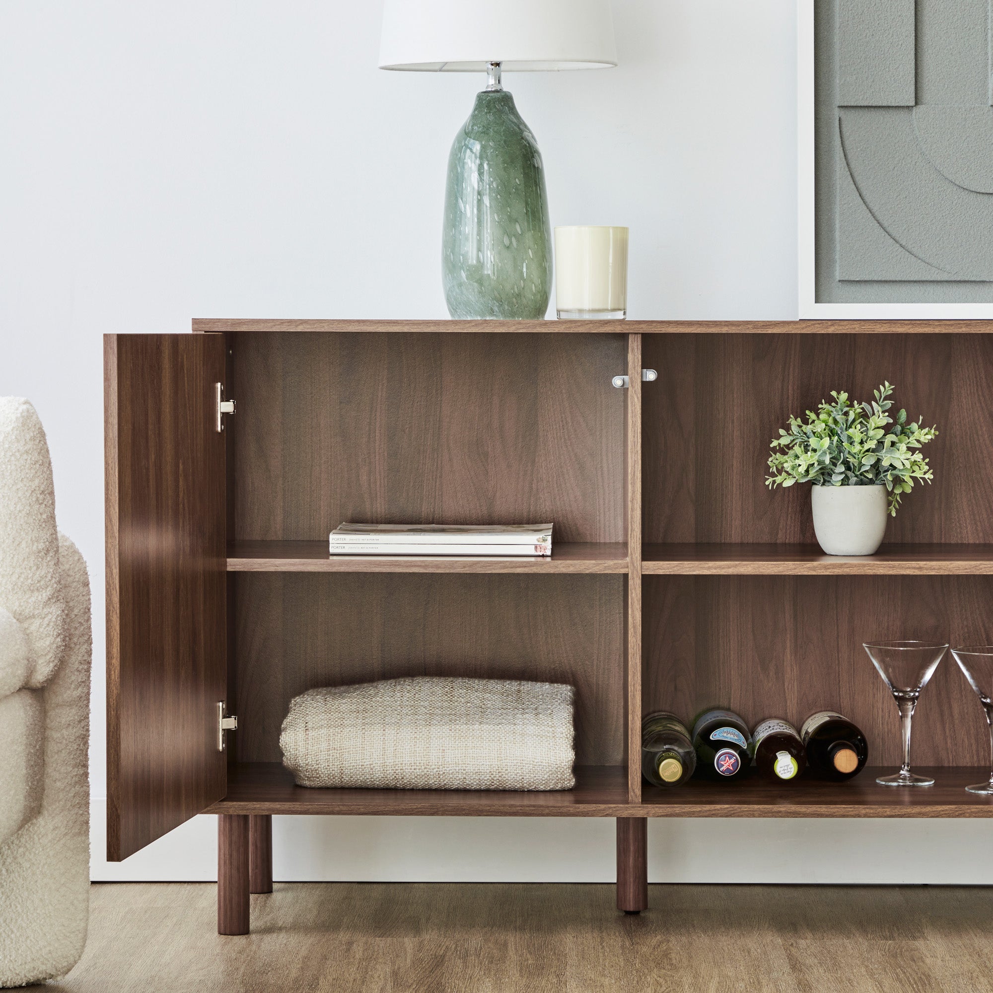 Norquay 160cm Sideboard Walnut