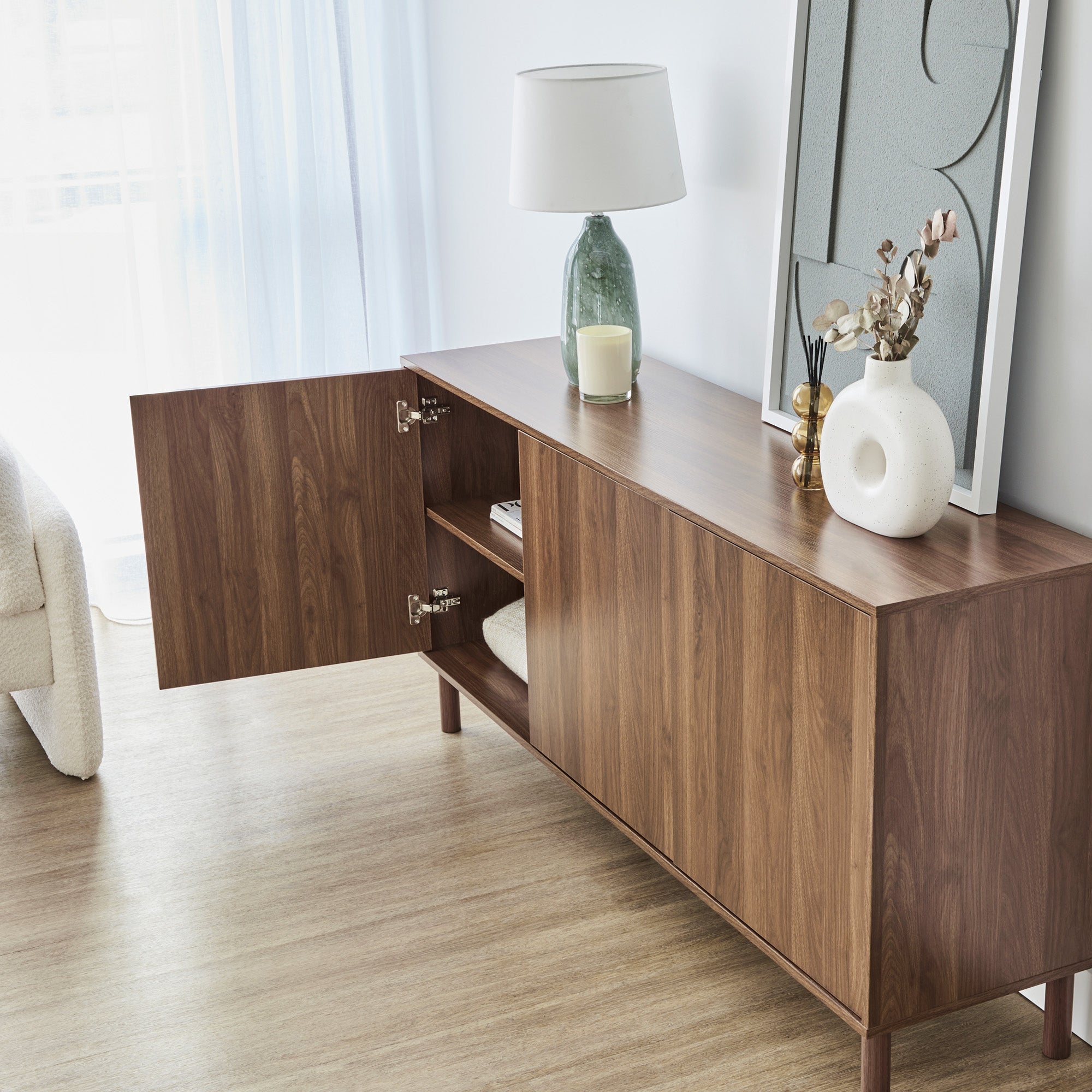 Norquay 160cm Sideboard Walnut