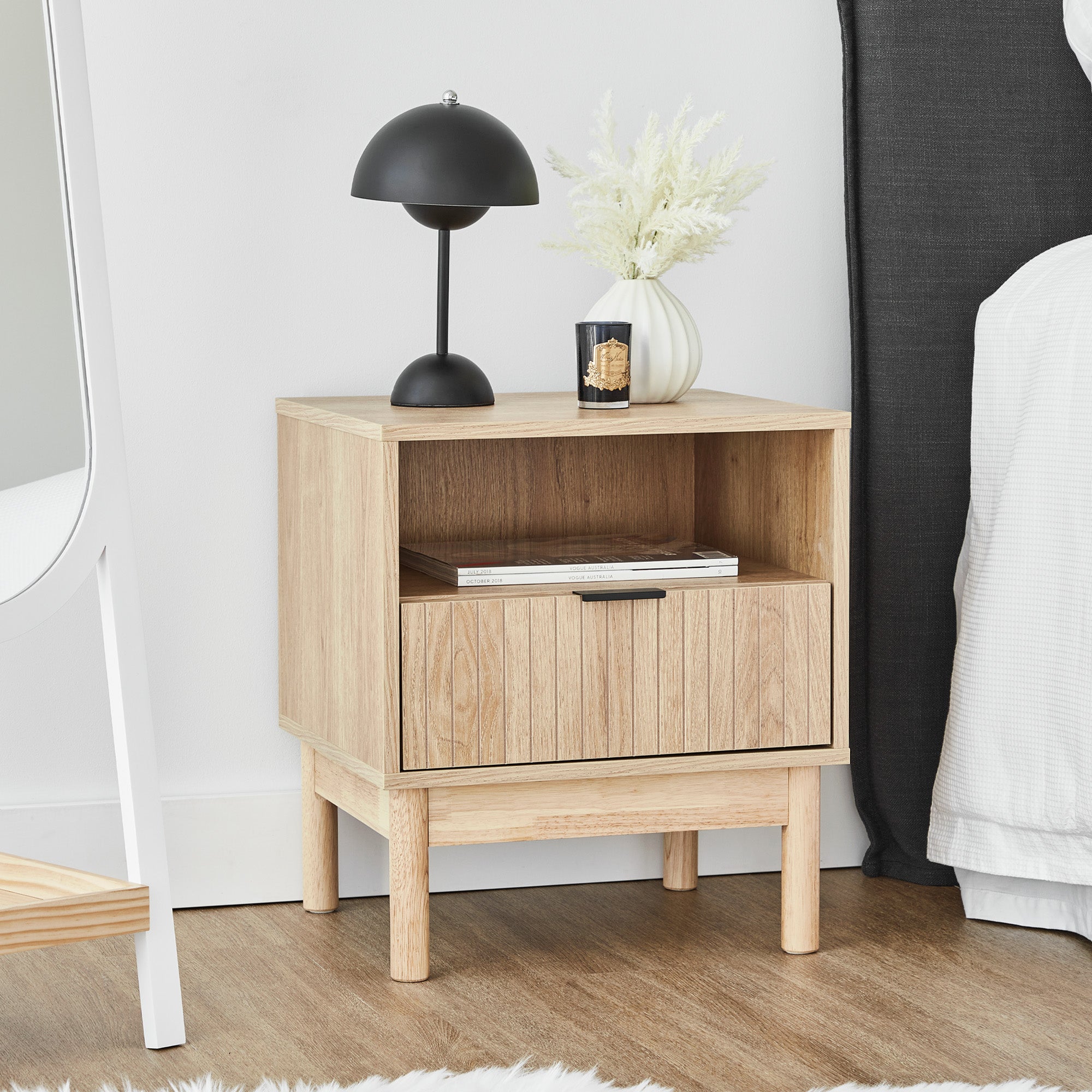 Apia 45cm Bedside Table