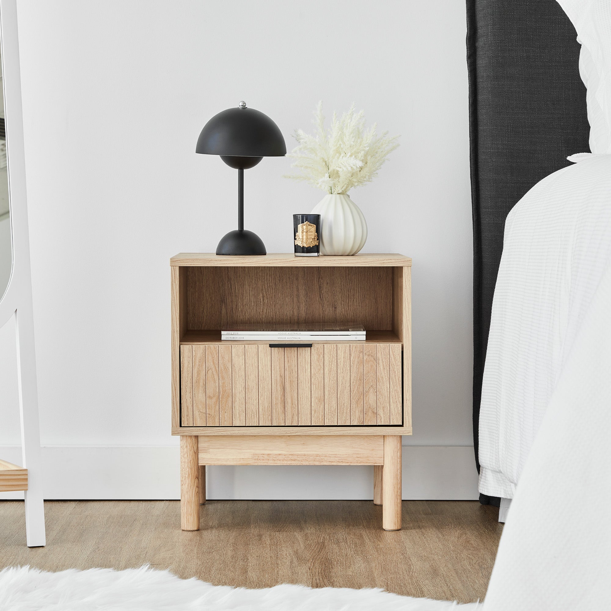 Apia 45cm Bedside Table