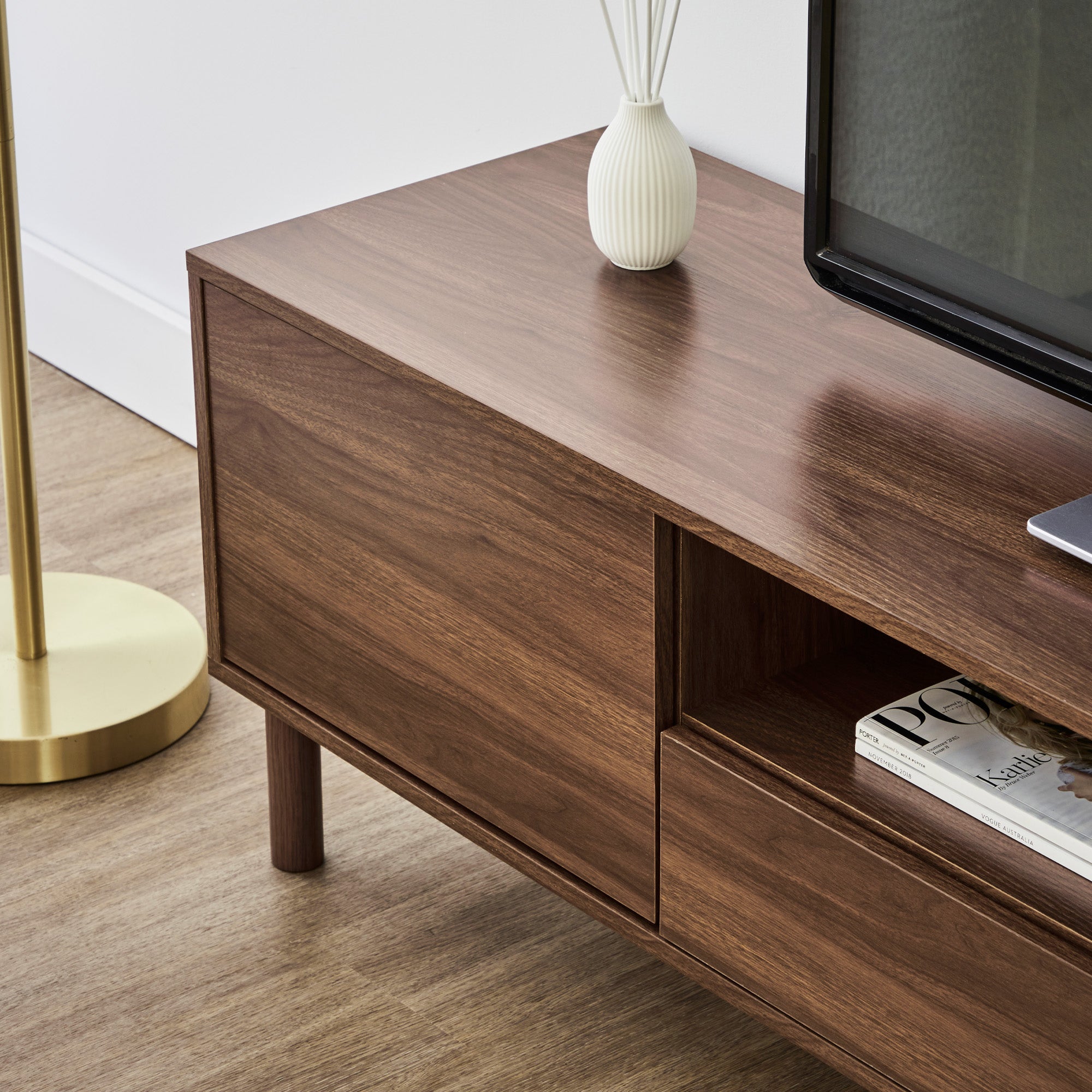 Norquay 180cm TV Unit Walnut