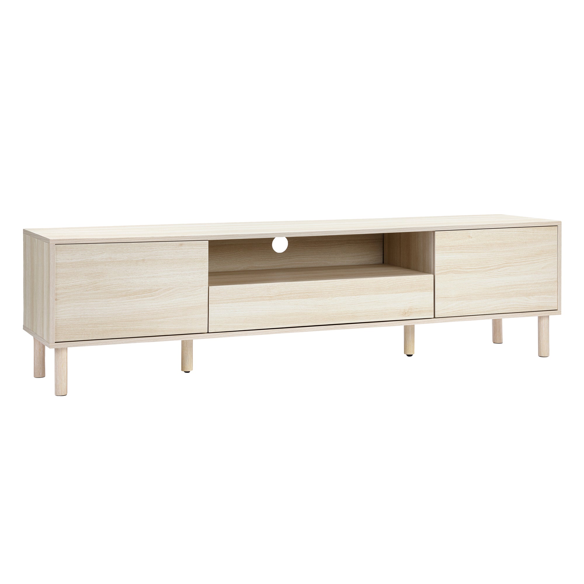 Norquay 180cm TV Unit Light Oak