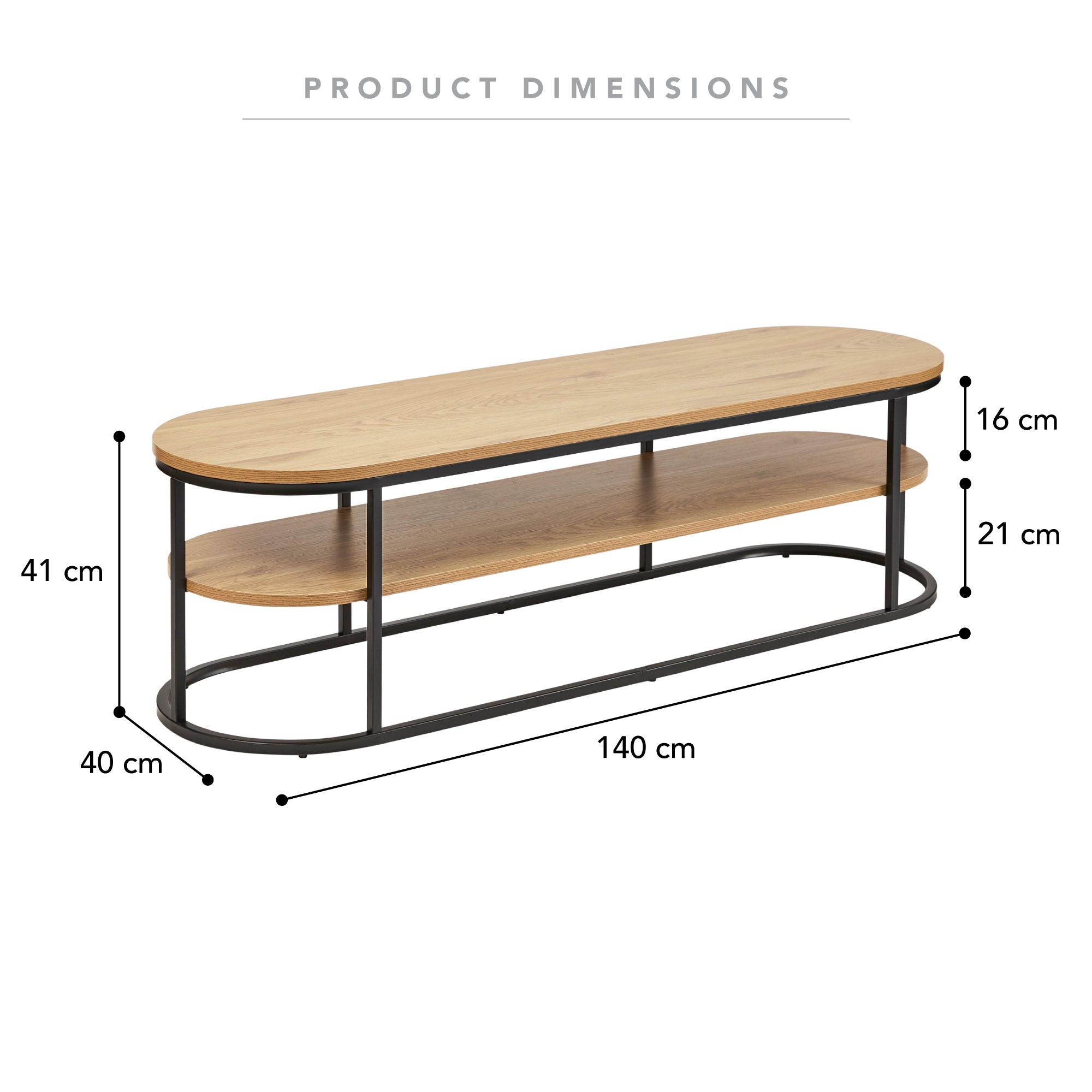 Sonoma 140cm TV Unit