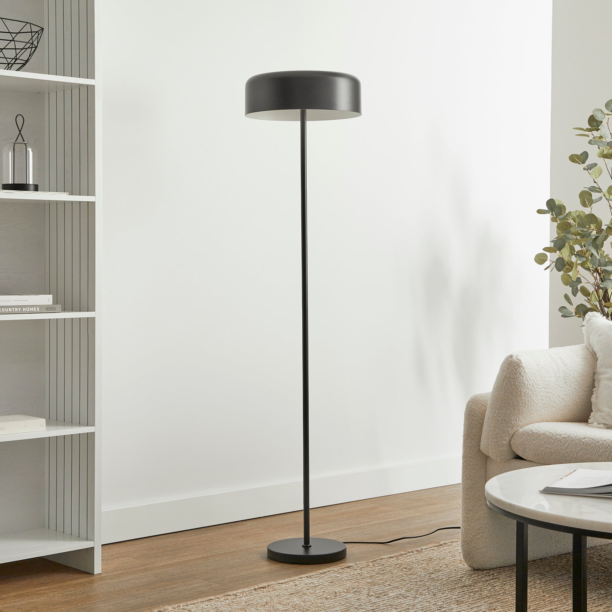 Mushroom 150cm Floor Lamp Black