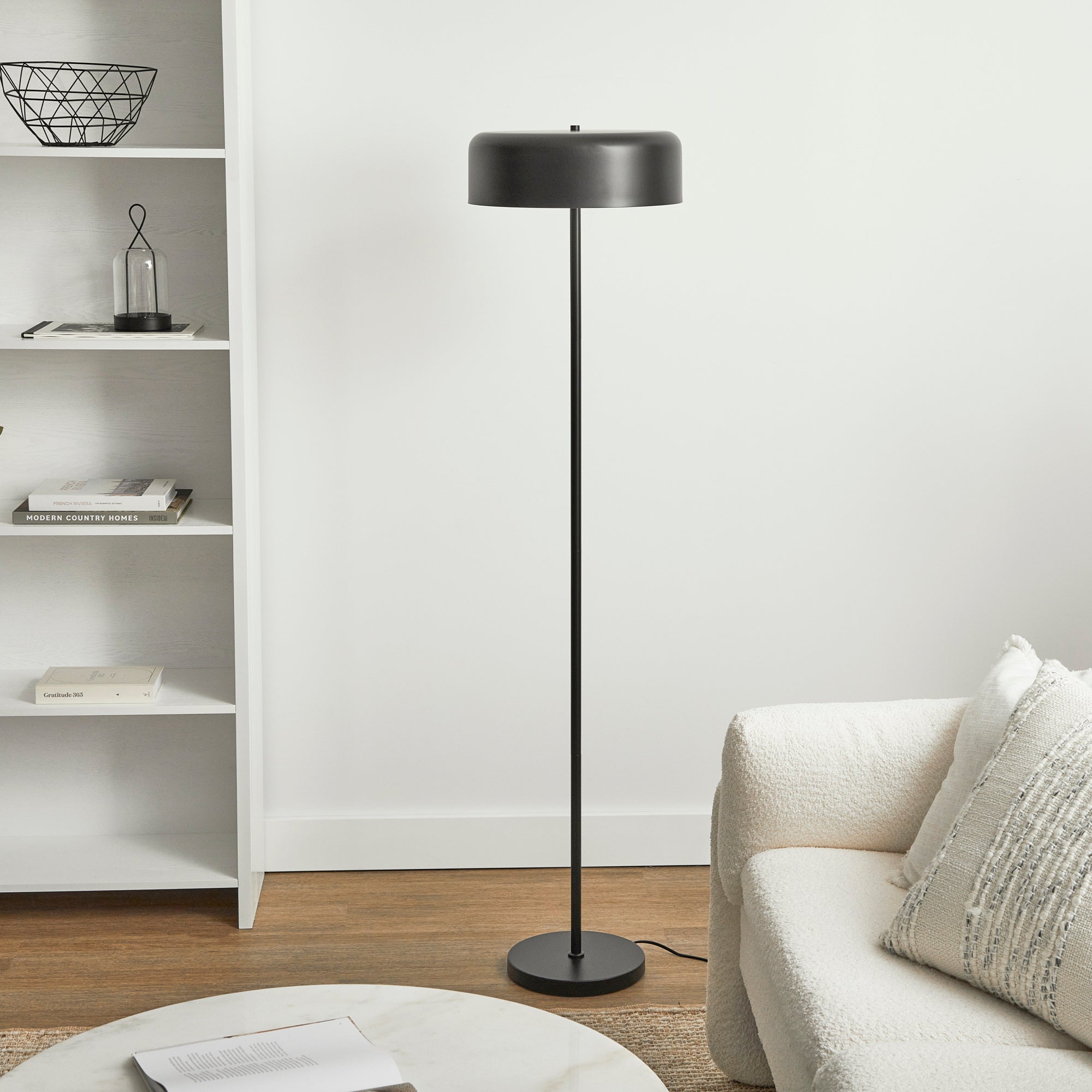 Mushroom 150cm Floor Lamp Black