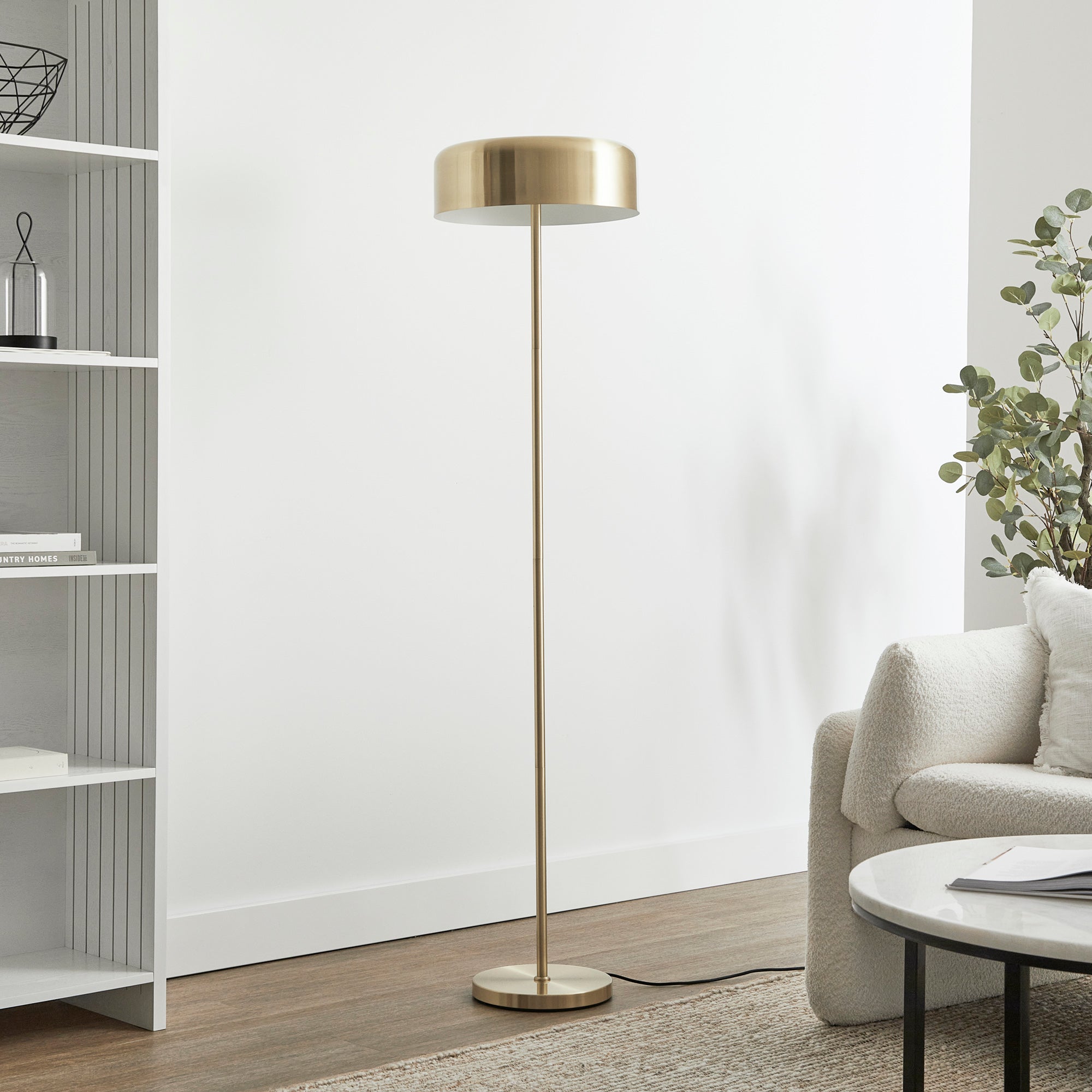 Mushroom 150cm Floor Lamp Gold