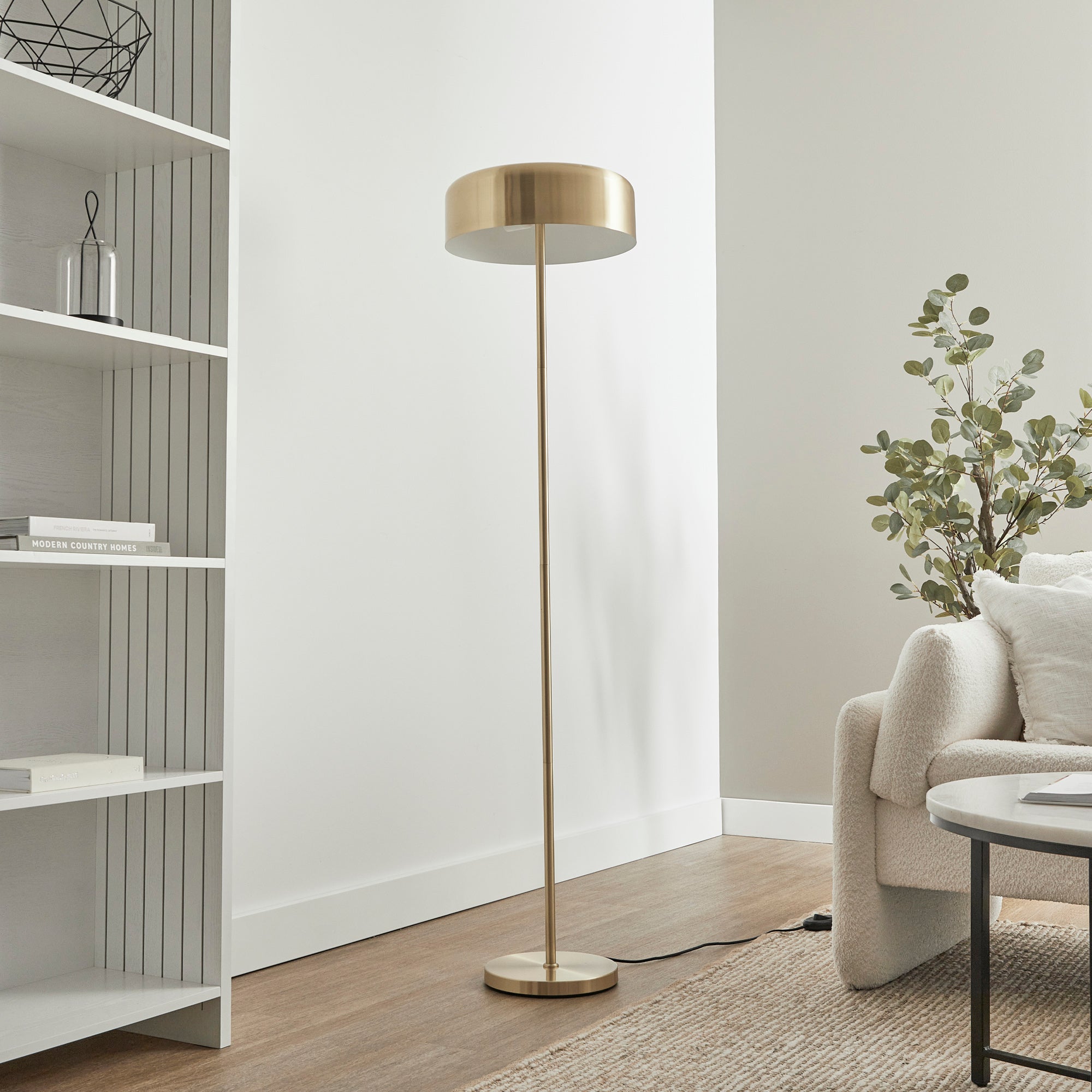 Mushroom 150cm Floor Lamp Gold