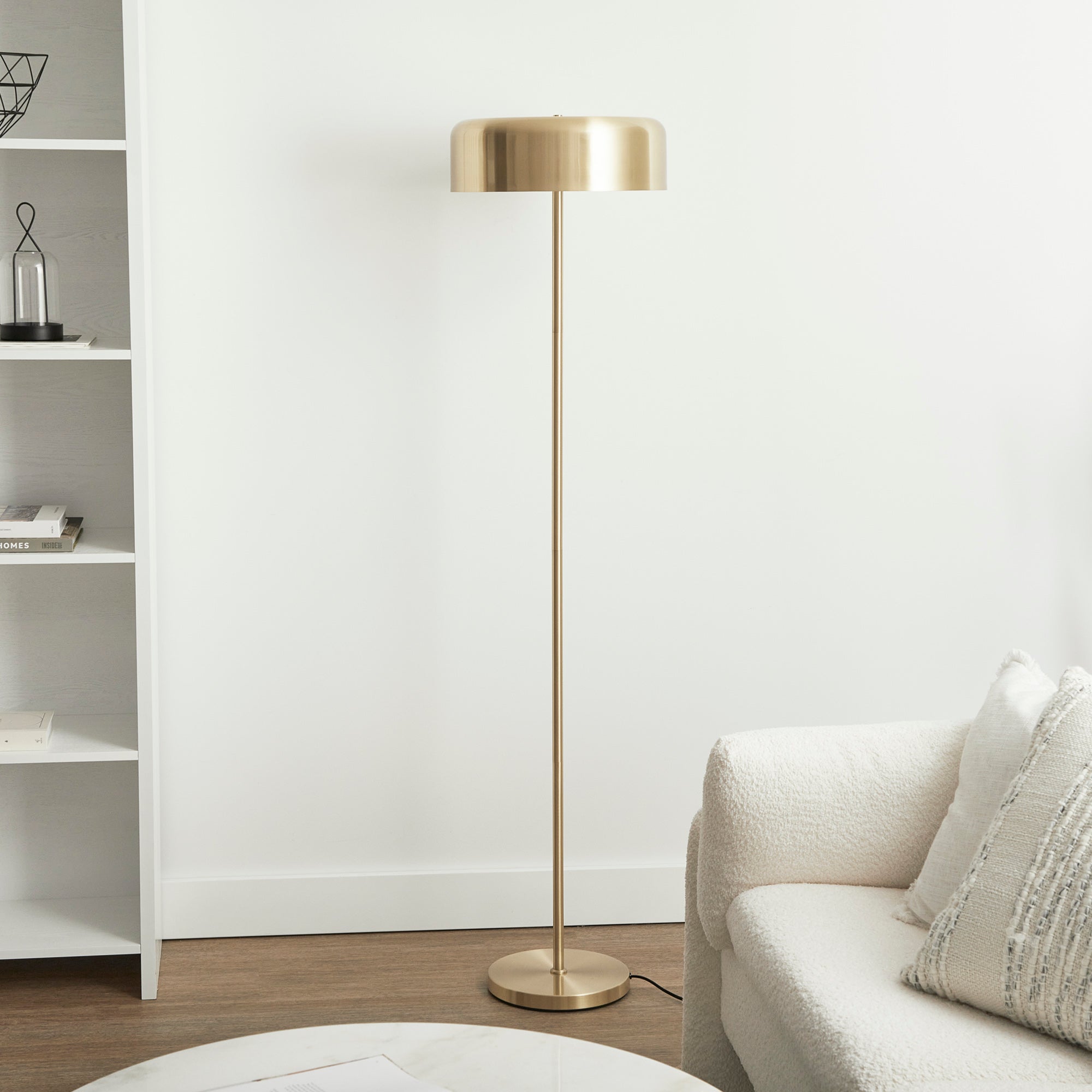 Mushroom 150cm Floor Lamp Gold