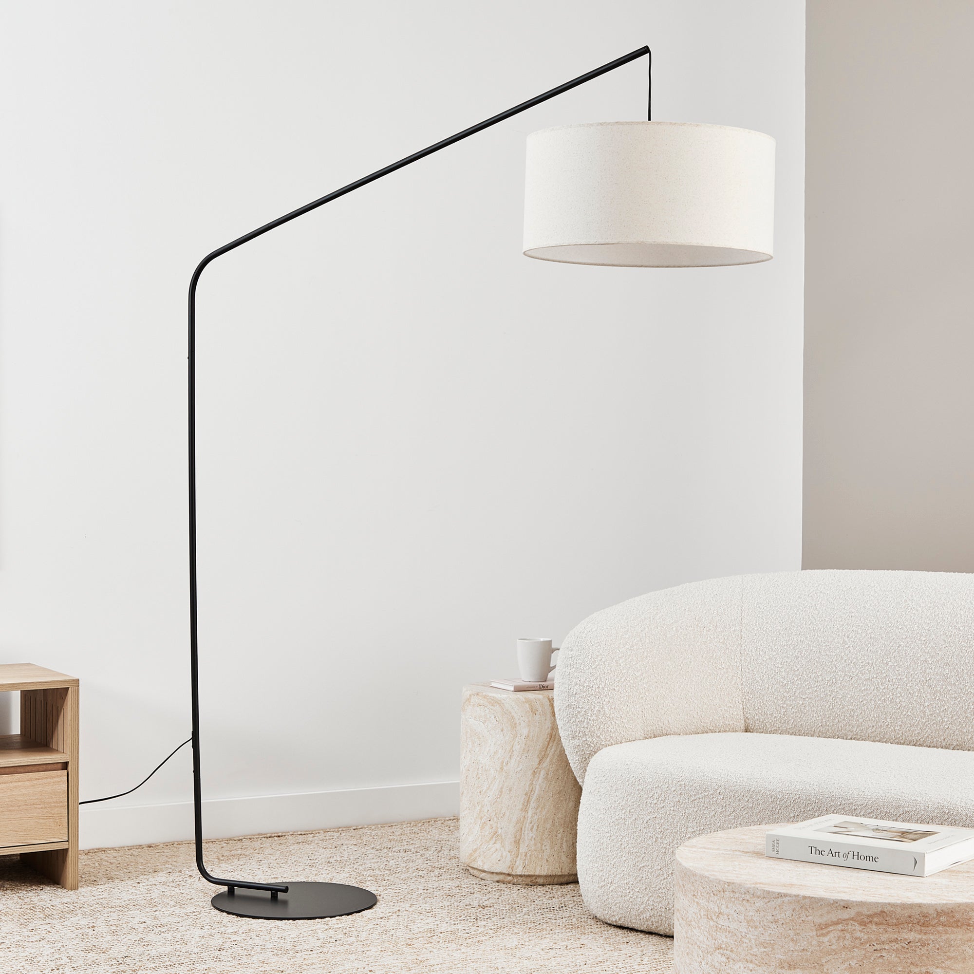 Brooklyn 180cm Floor Lamp Black