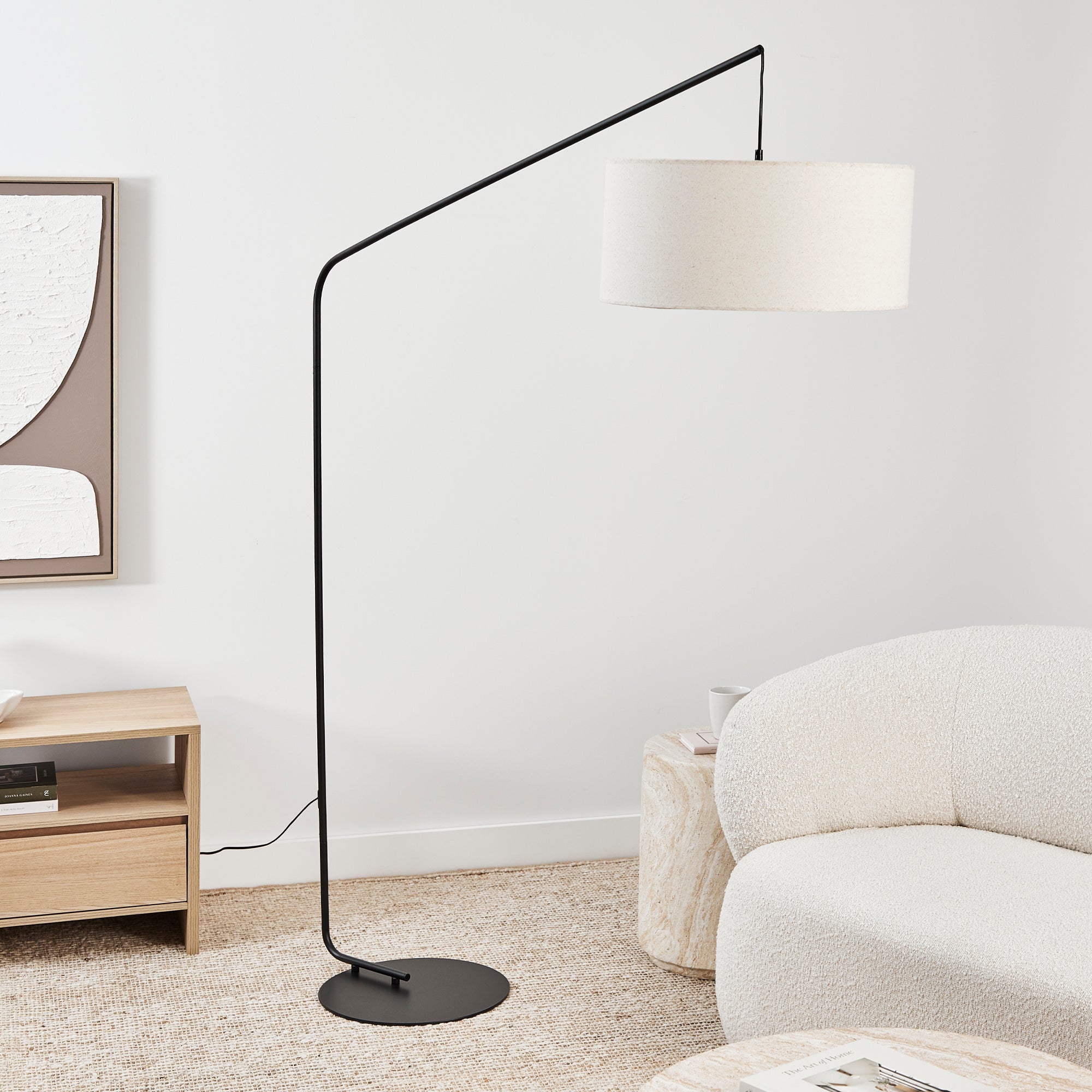 Brooklyn 180cm Floor Lamp Black