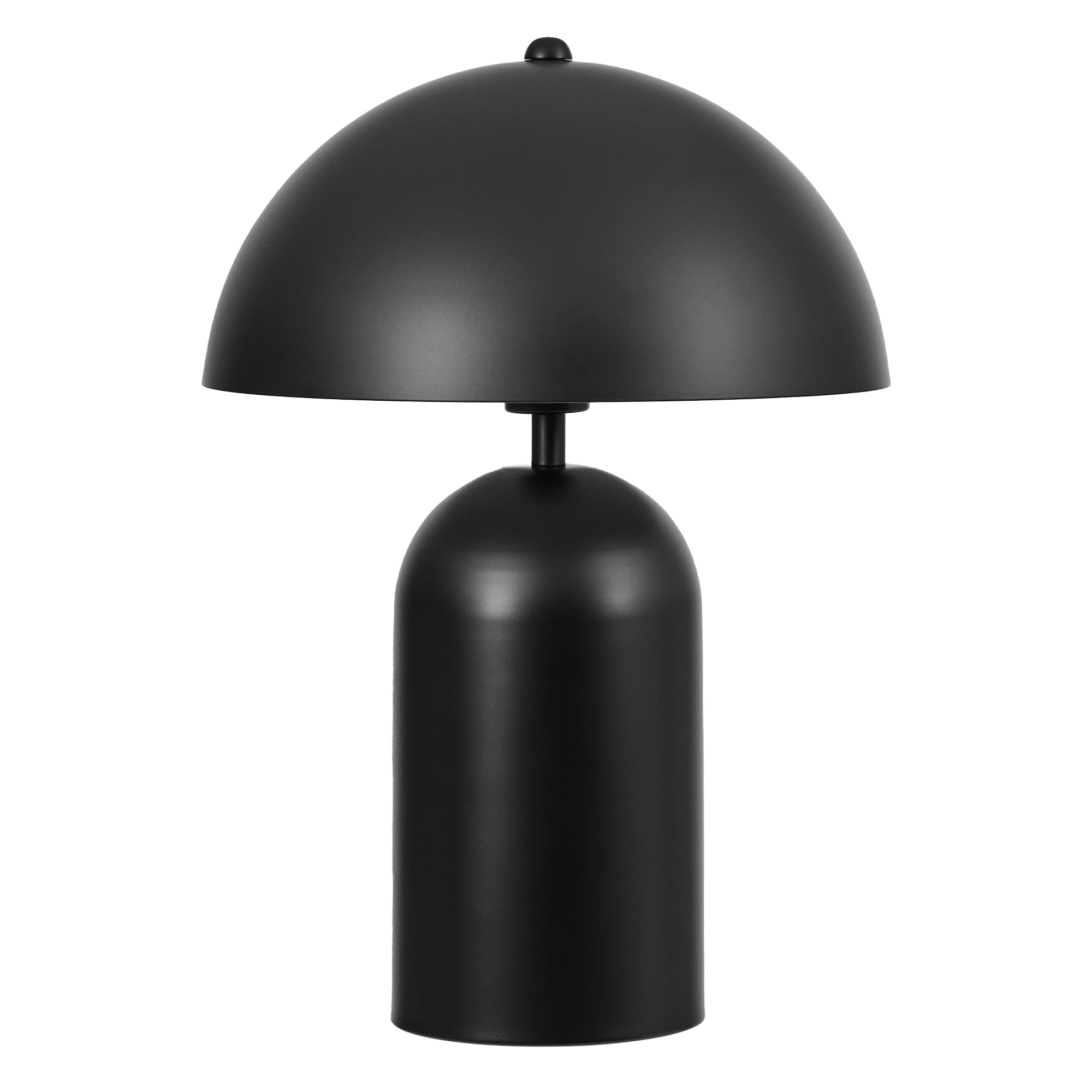 Mushroom 36cm Table Lamp Black