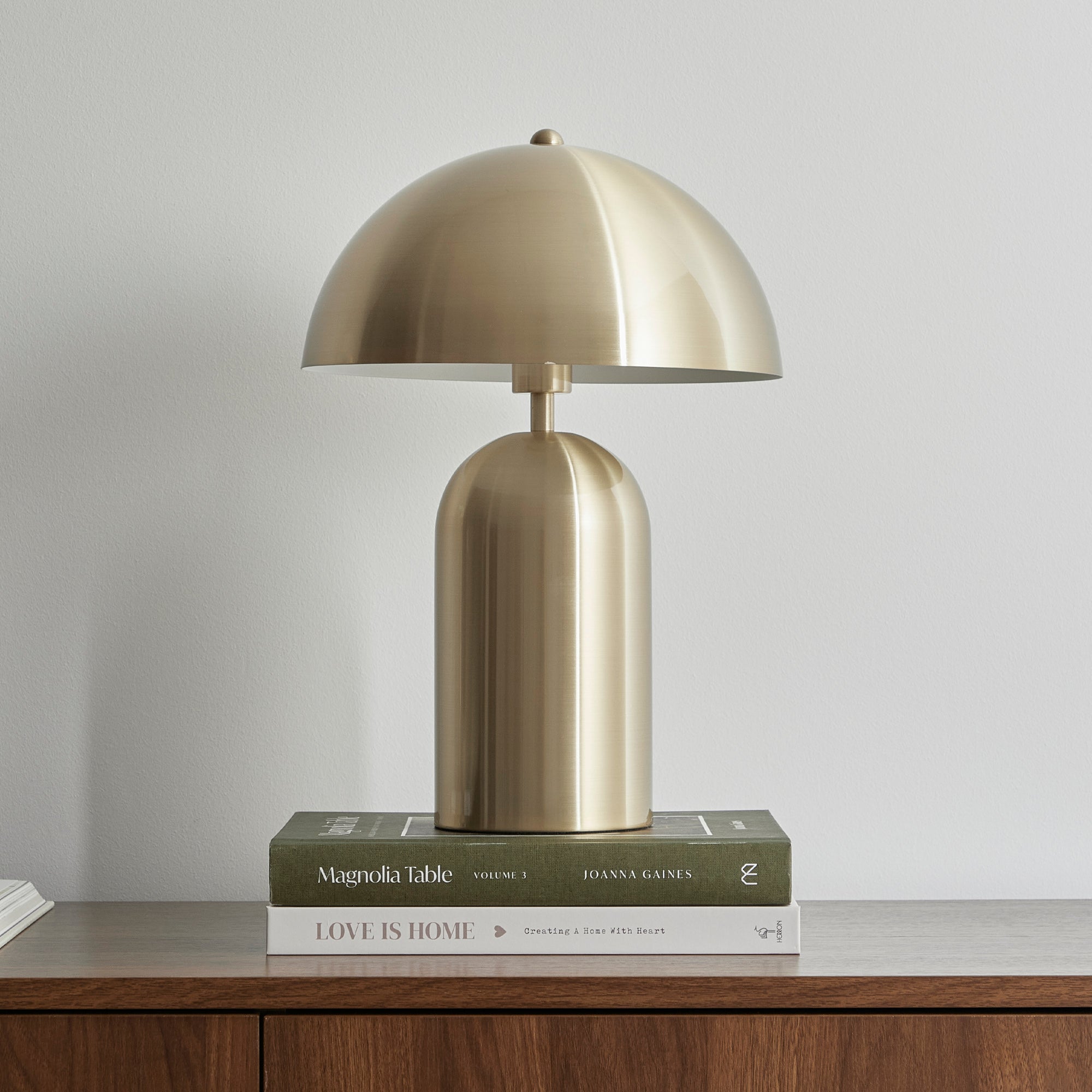 Mushroom 36cm Table Lamp Gold