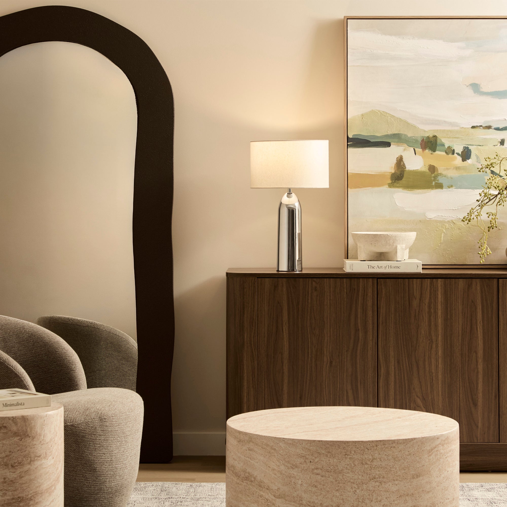 furniture, mirror, and home decor