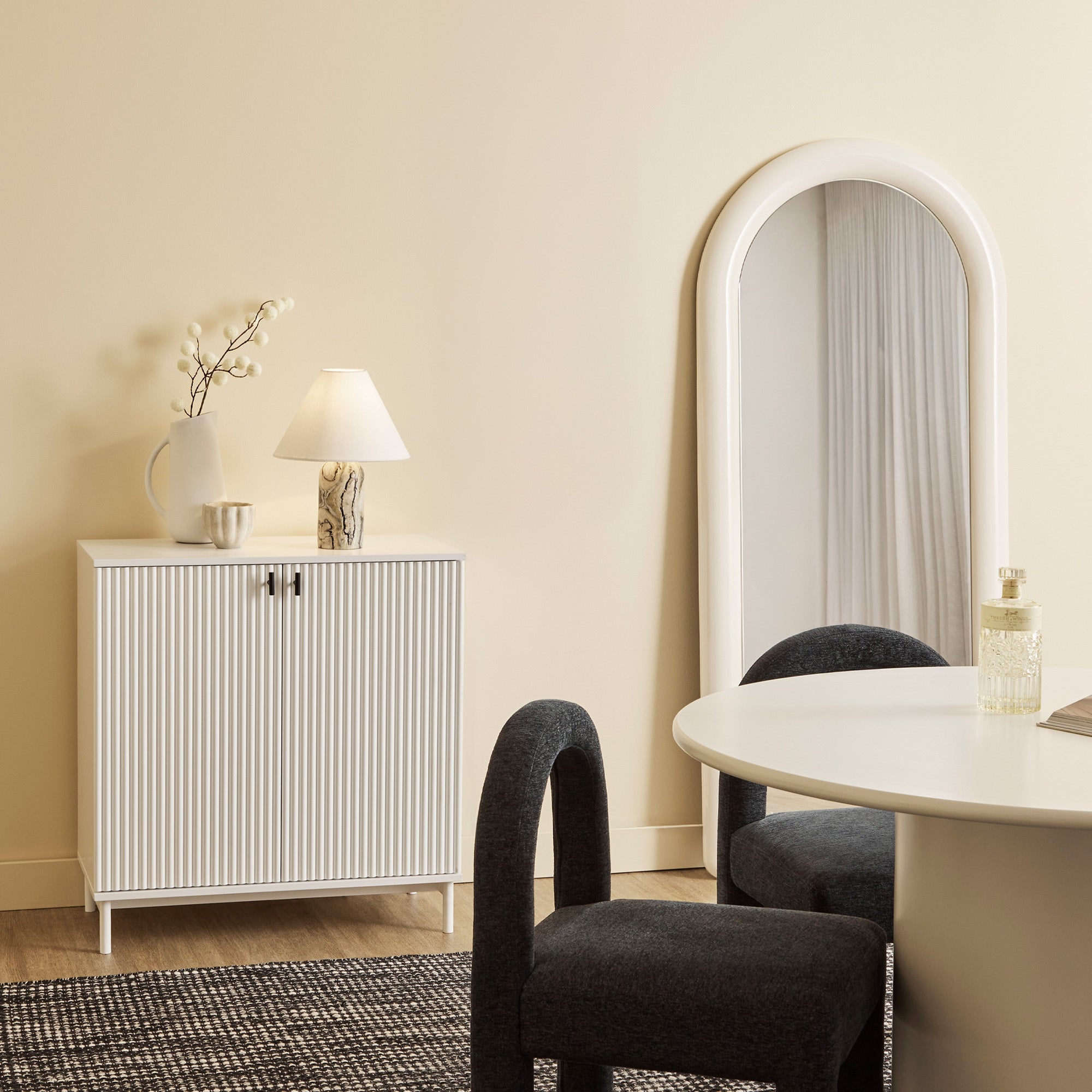 furniture, mirror, and home decor