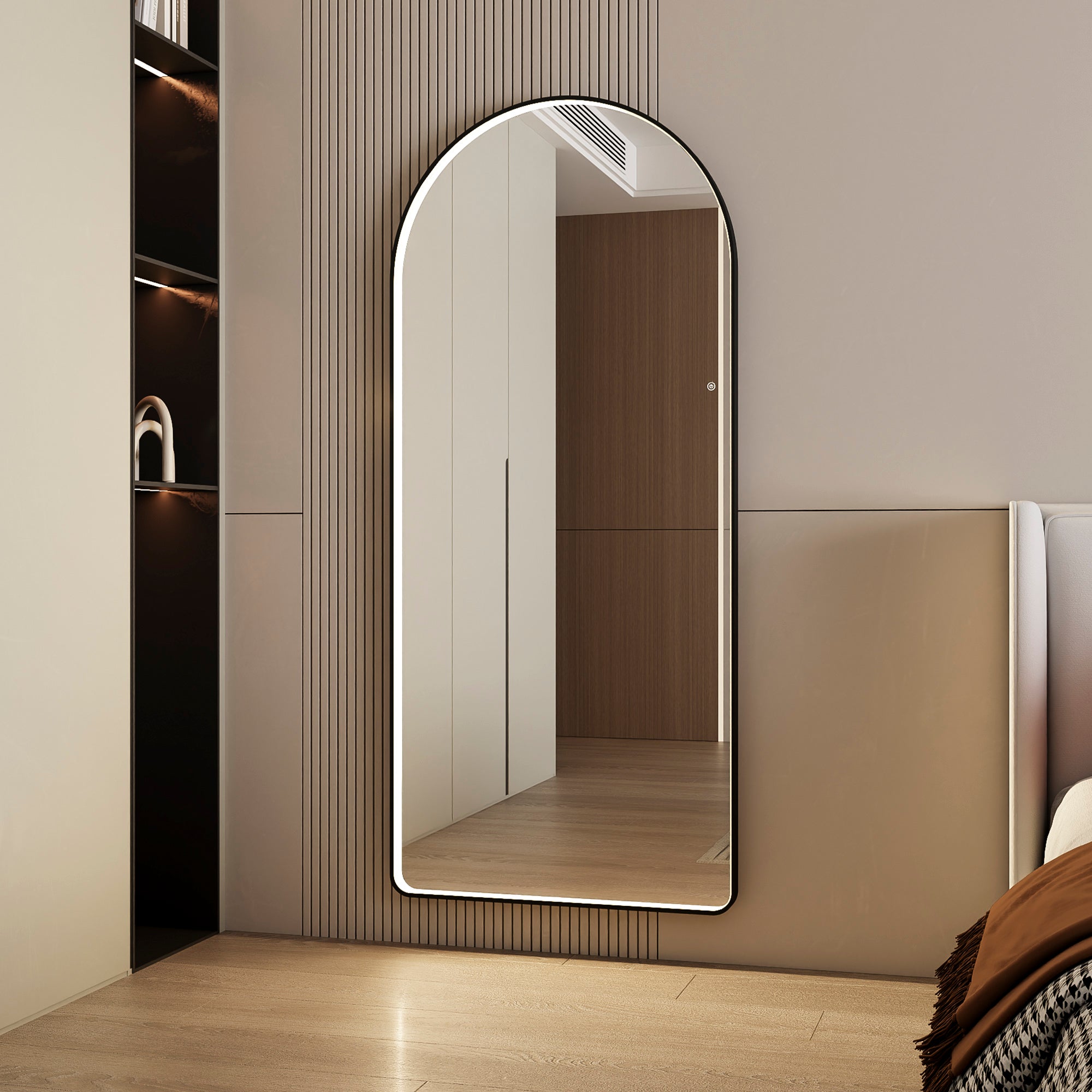 Luna 180cm Arch Front Illuminated Mirror