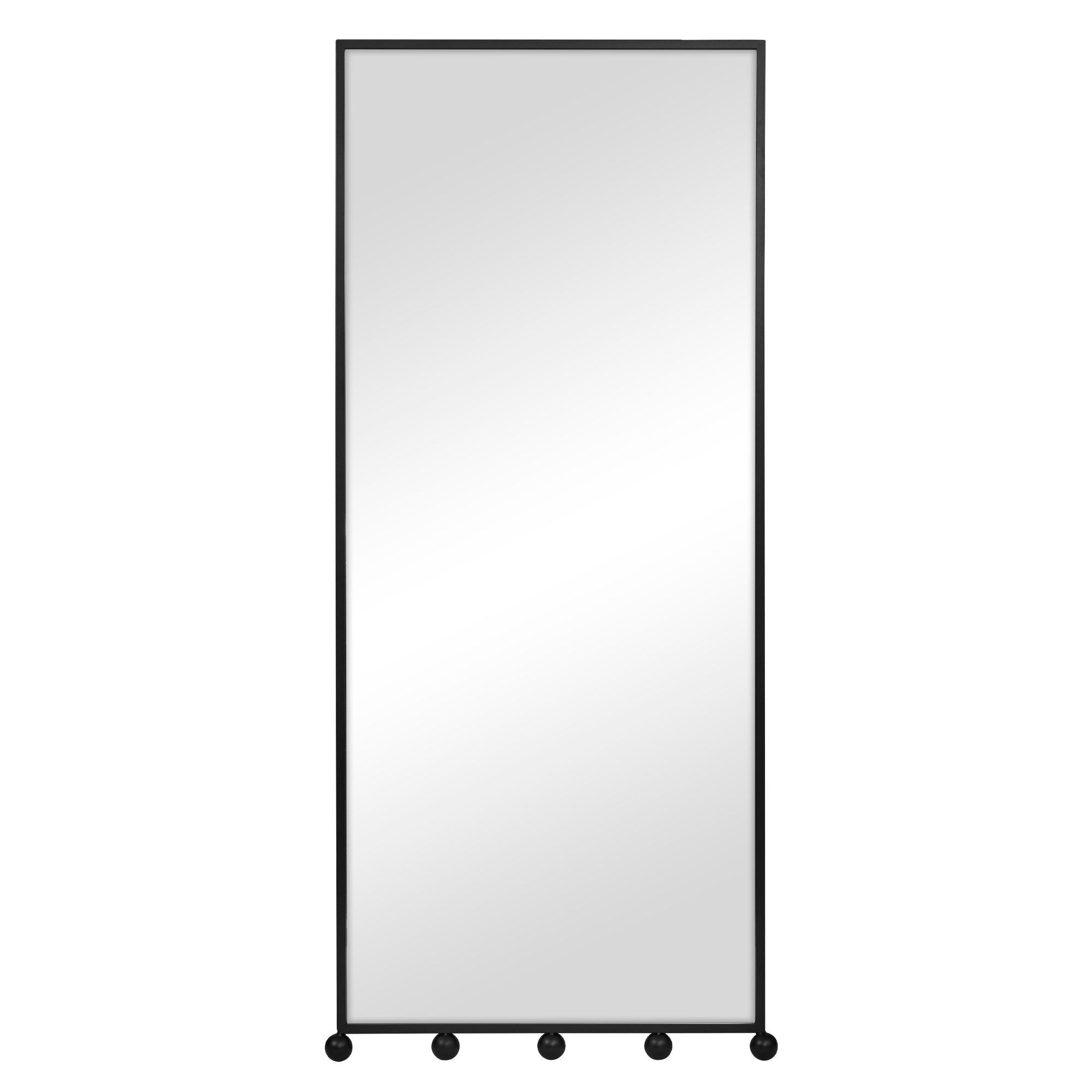 Orbit Sphere 180cm Floor Length Mirror Black