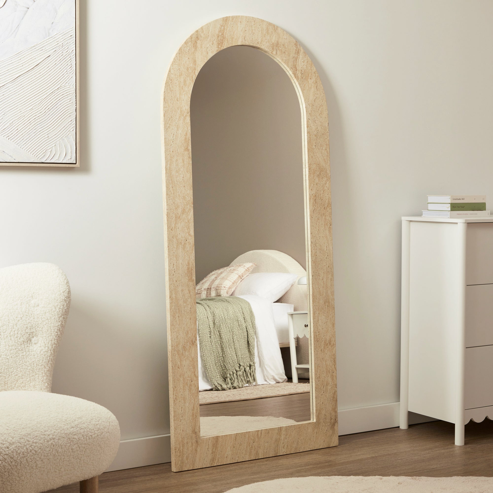 furniture, mirror, and home decor