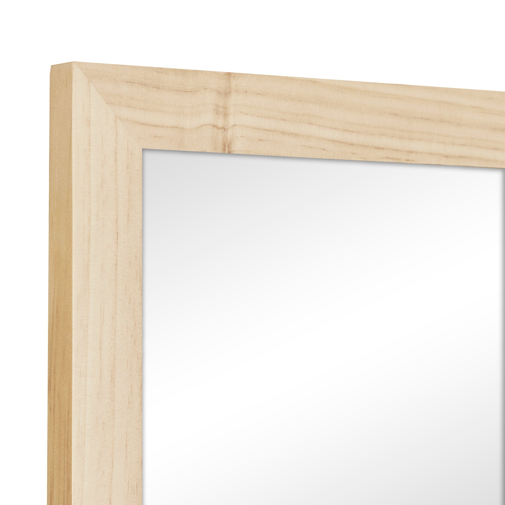 Harper 160cm Standing Mirror Wooden Rectangle in Natural