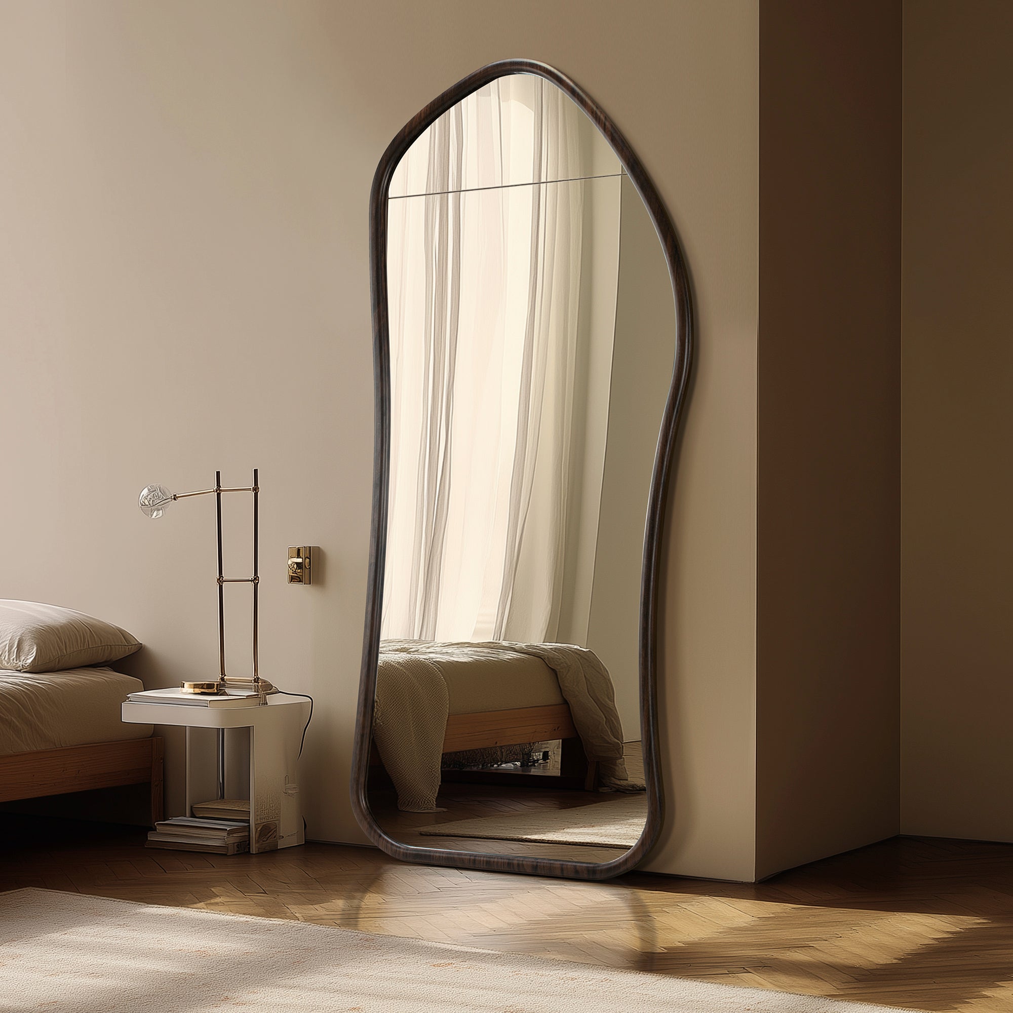furniture, mirror, and home decor