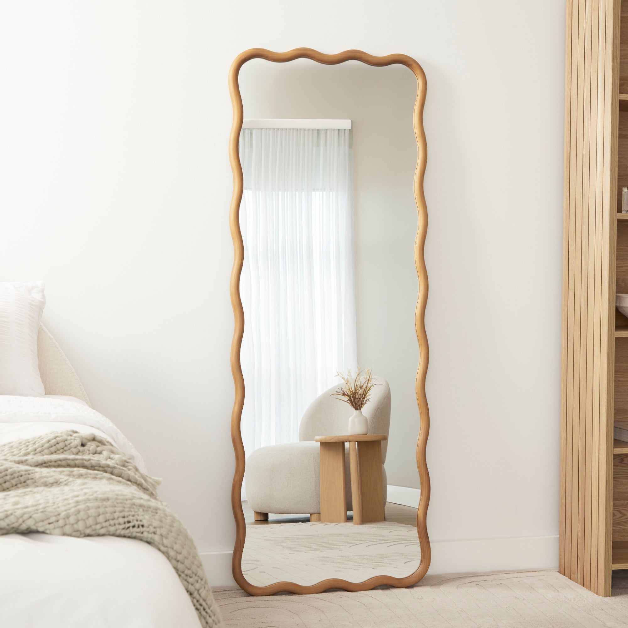 Codie 160cm Floor Mirror Natural