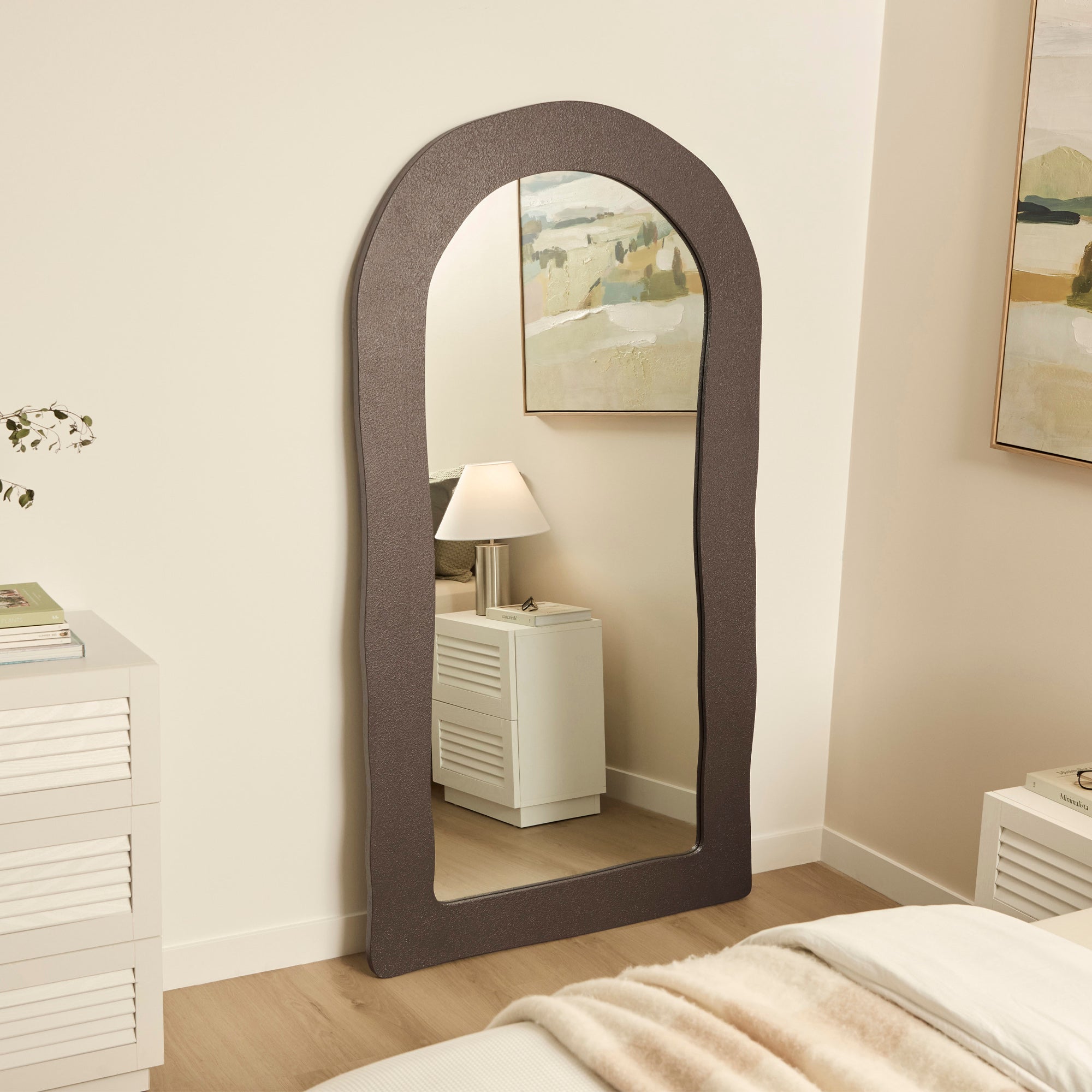 furniture, mirror, and home decor