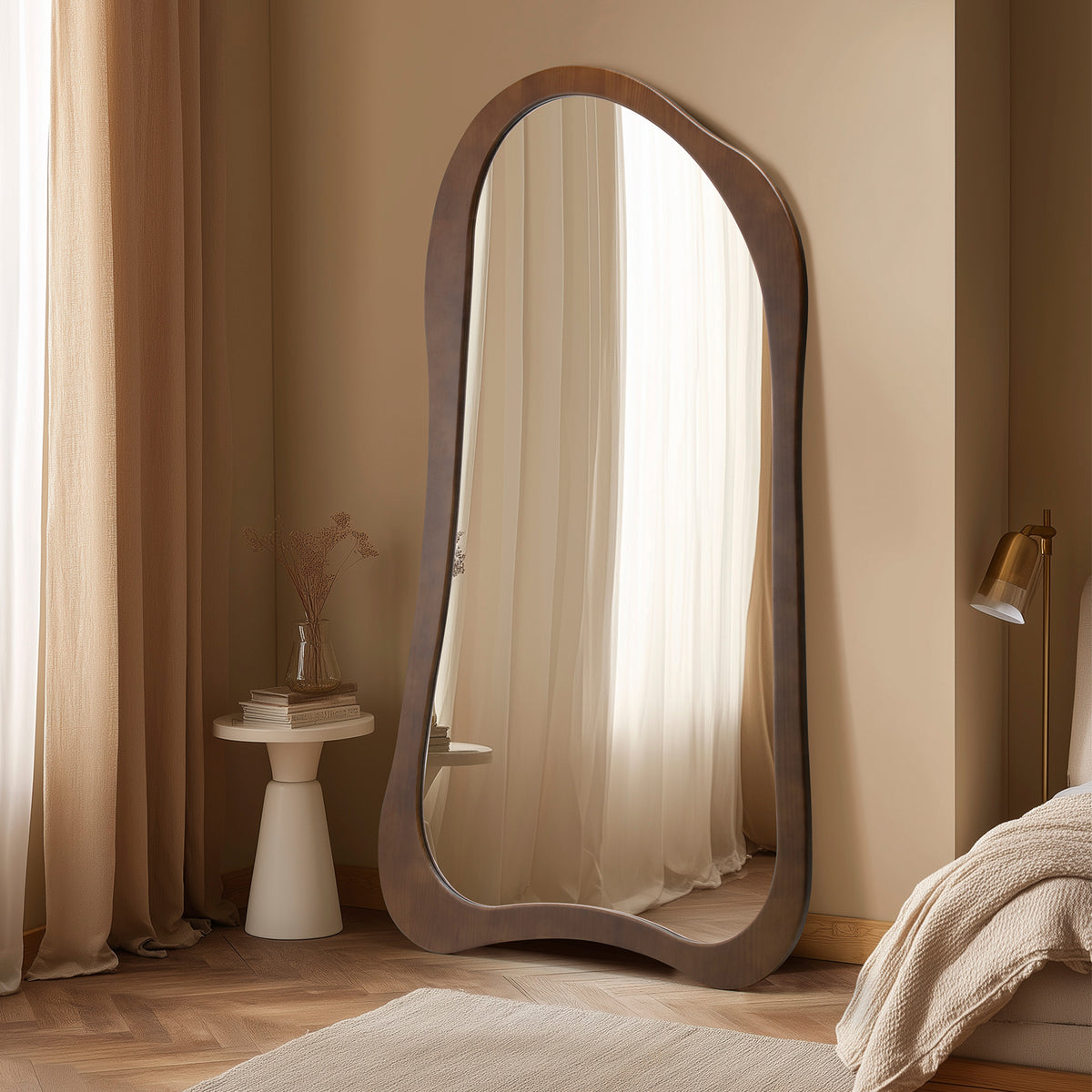 furniture, mirror, and home decor