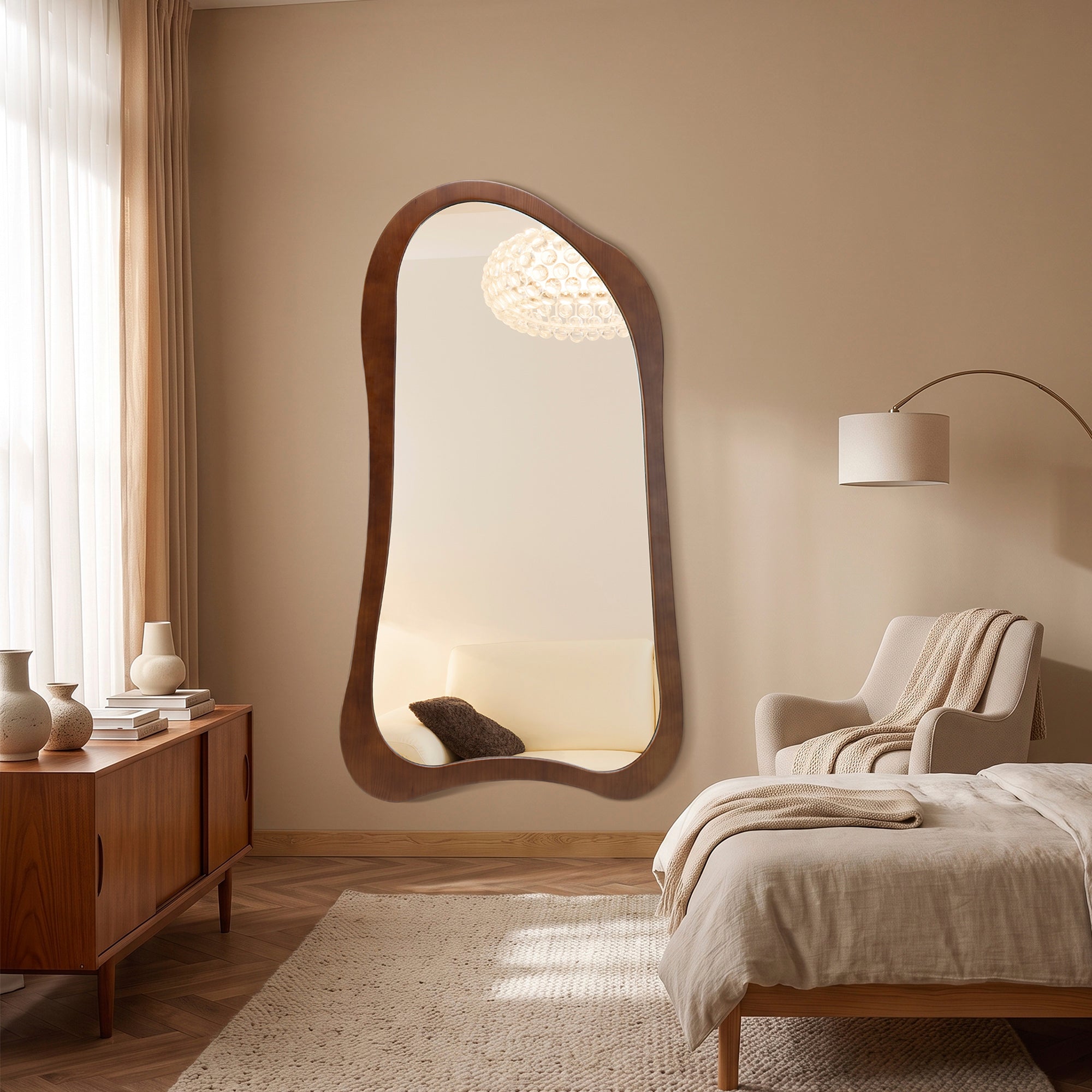 furniture, mirror, and home decor
