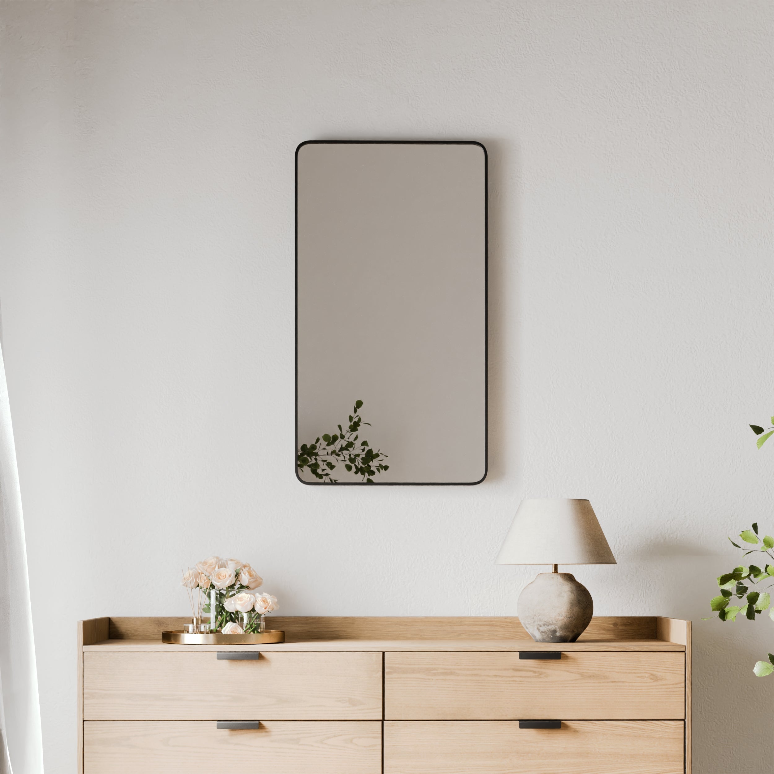 Gia 100cm Rounded Rectangle Mirror