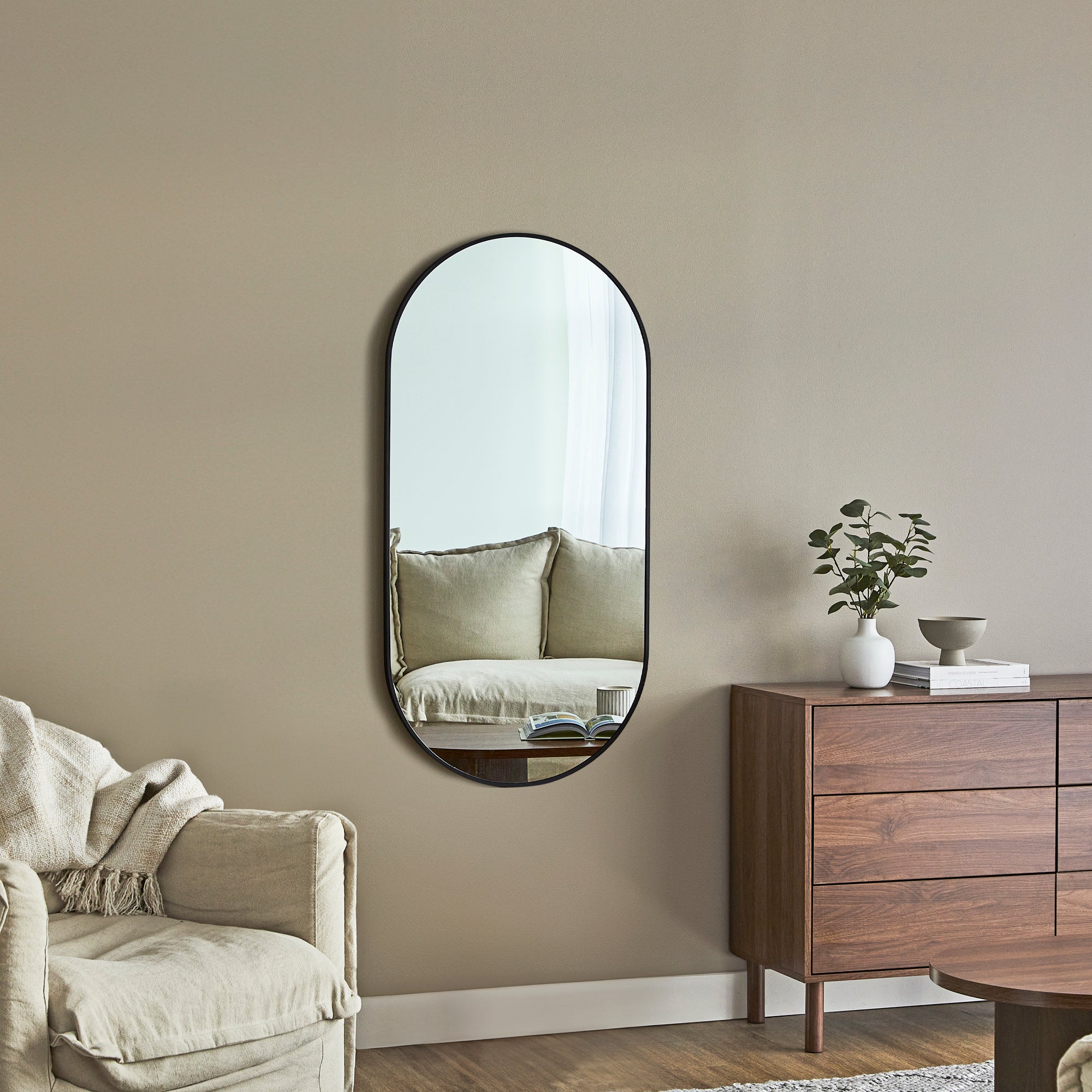 Zoe 120cm Oval Mirror