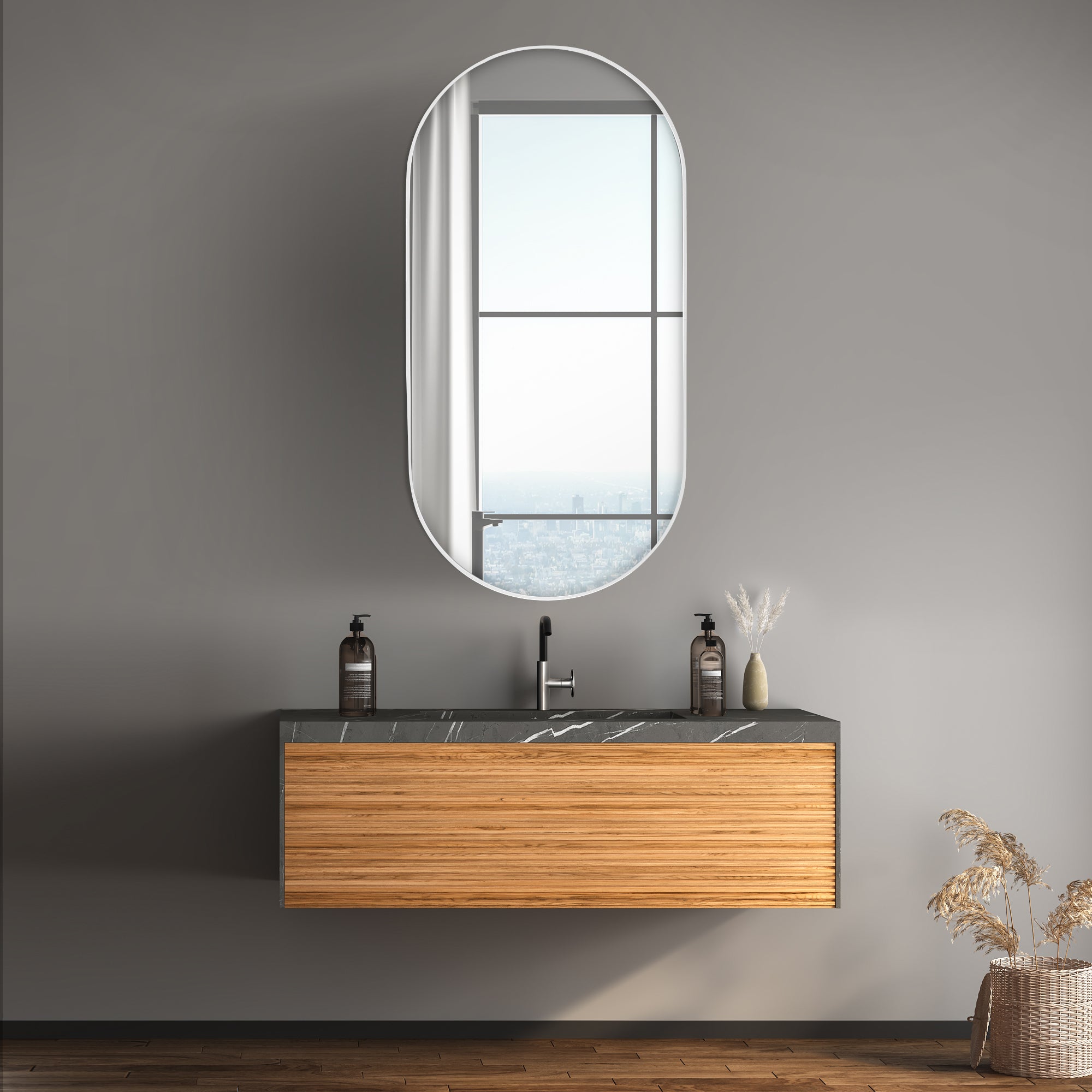 Zoe 120cm Oval Mirror