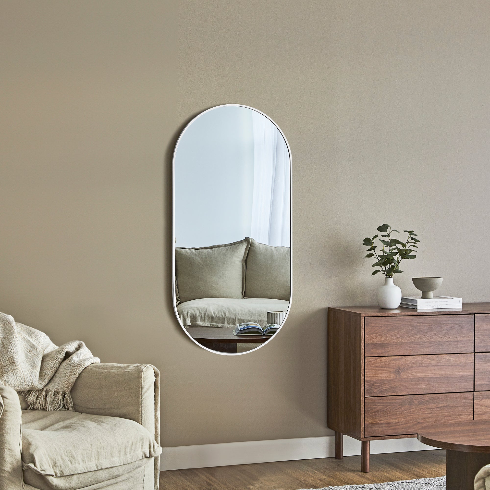 Zoe 120cm Oval Mirror