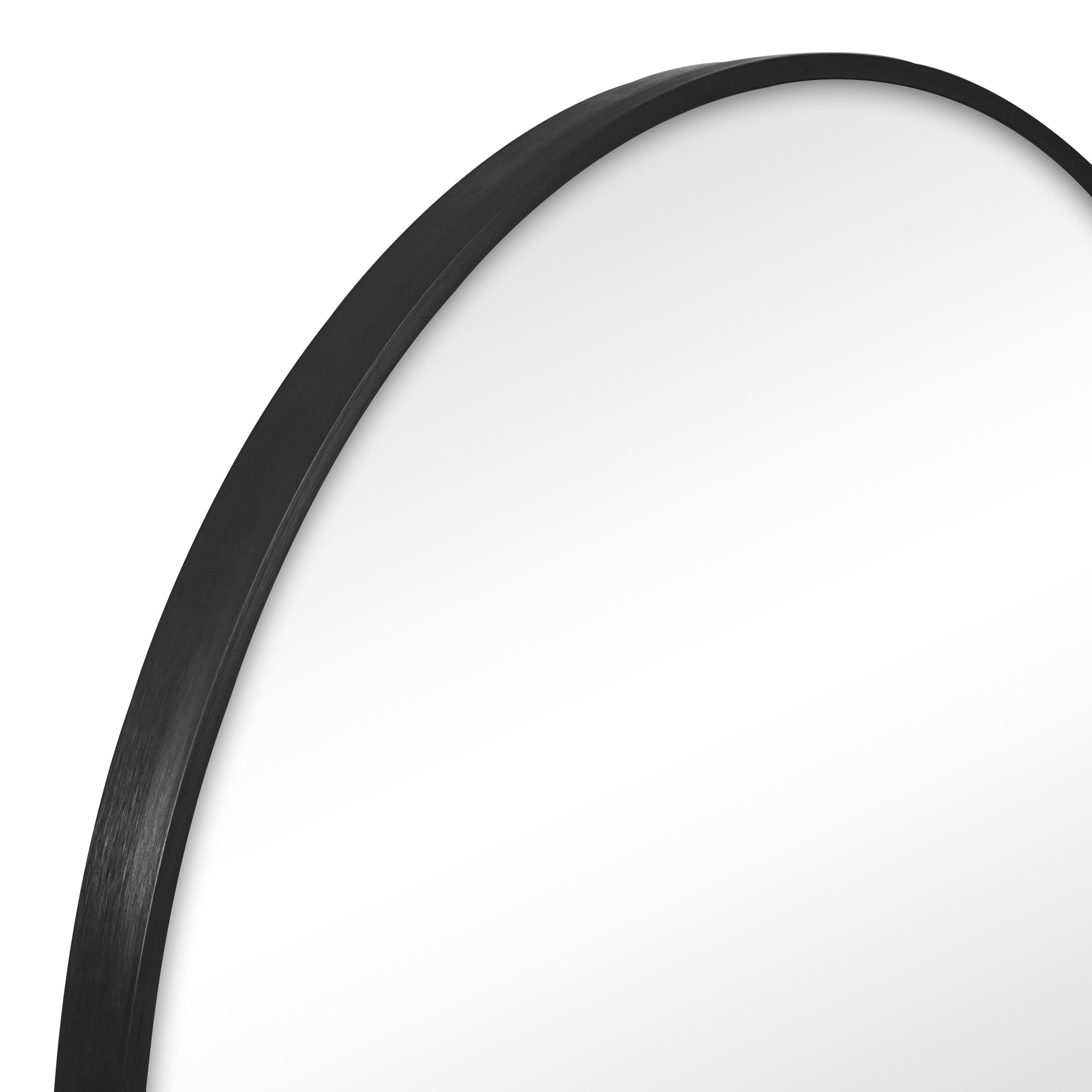 Naomi 85cm Large Arch Mirror Black (Set of 2)