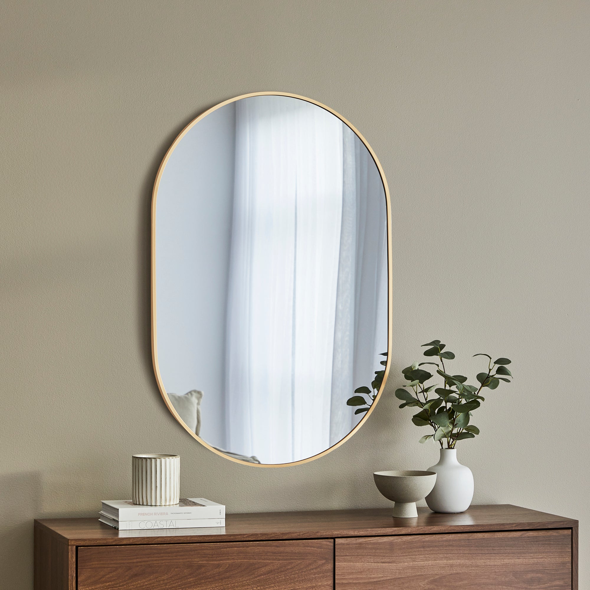 Zoe 90cm Oval Mirror