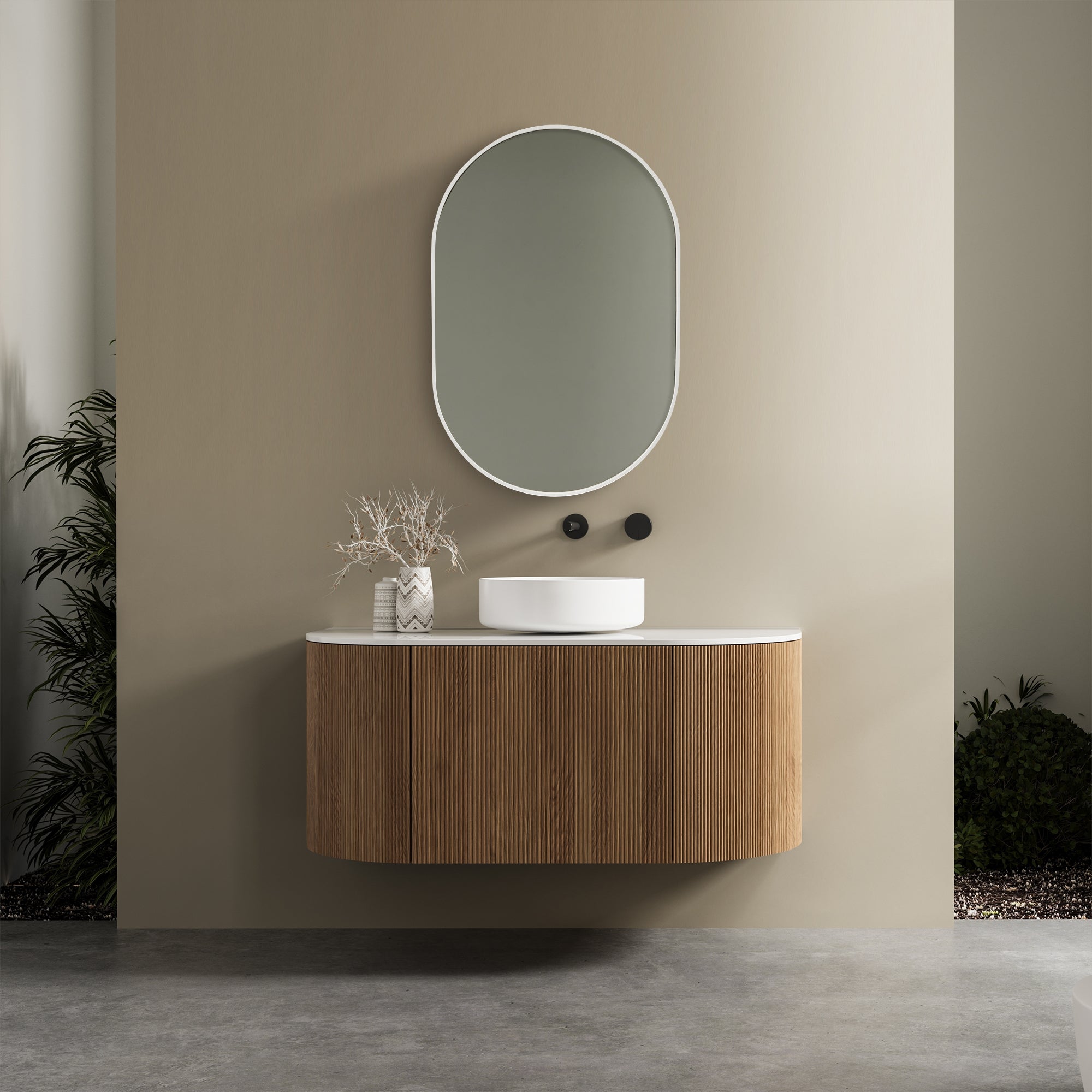 Zoe 90cm Oval Mirror