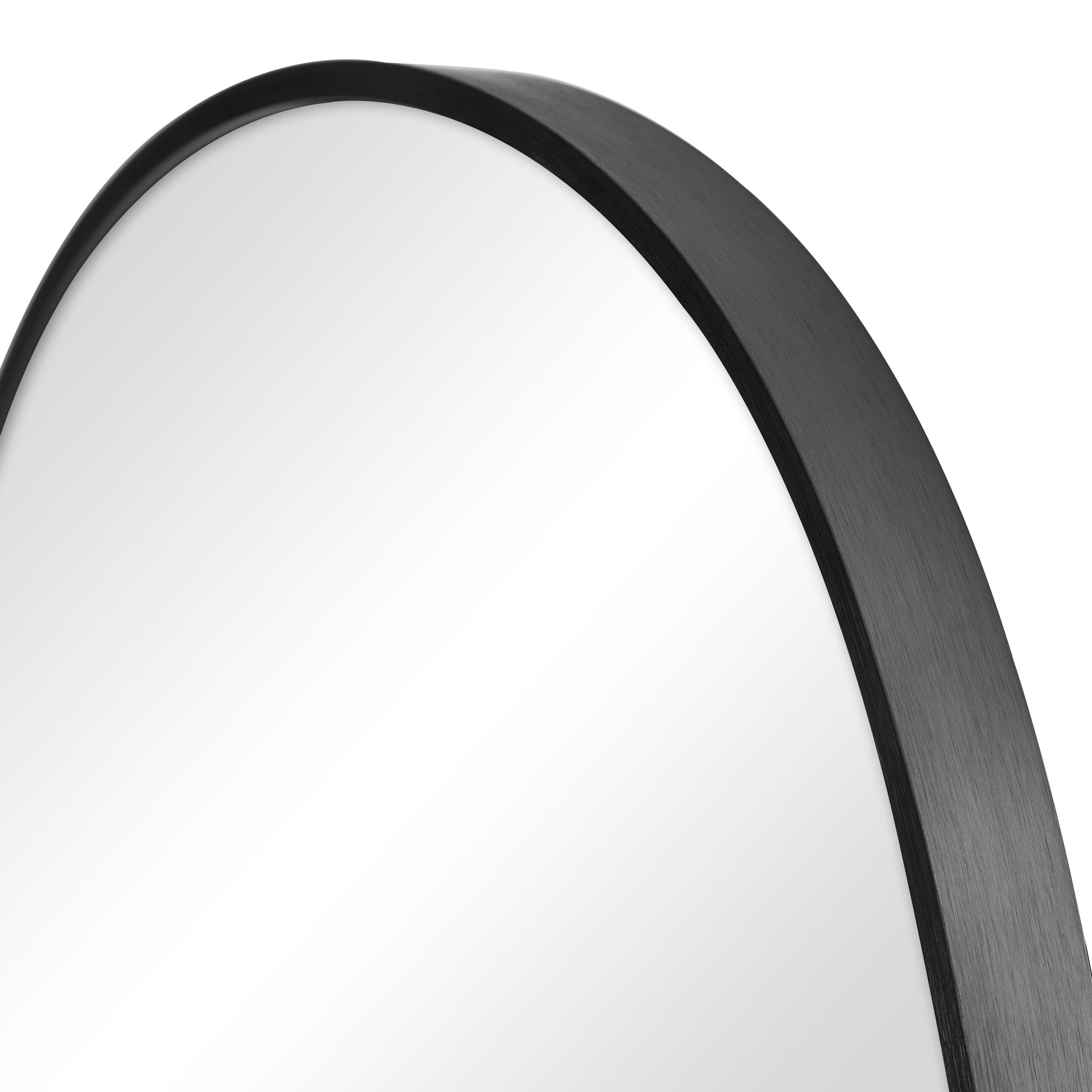 Sage 110cm Organic Mirror Black