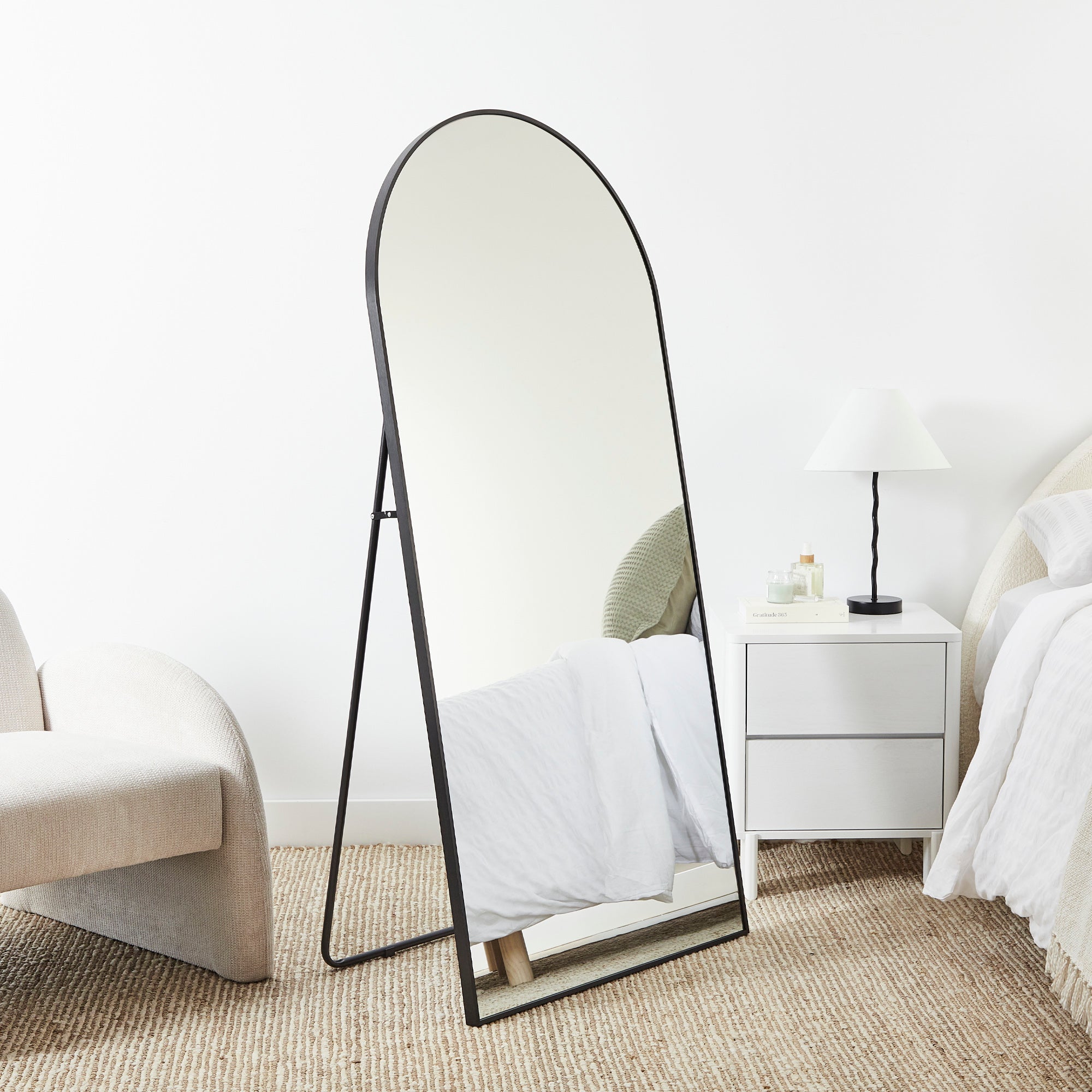 furniture, mirror, and home decor