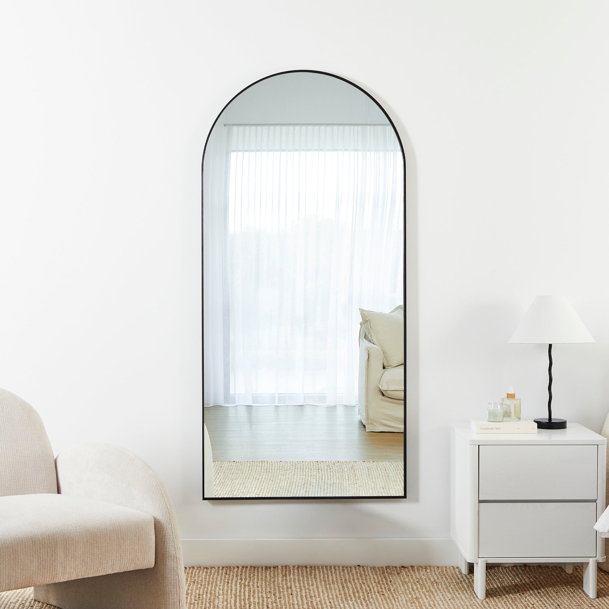 furniture, mirror, and home decor