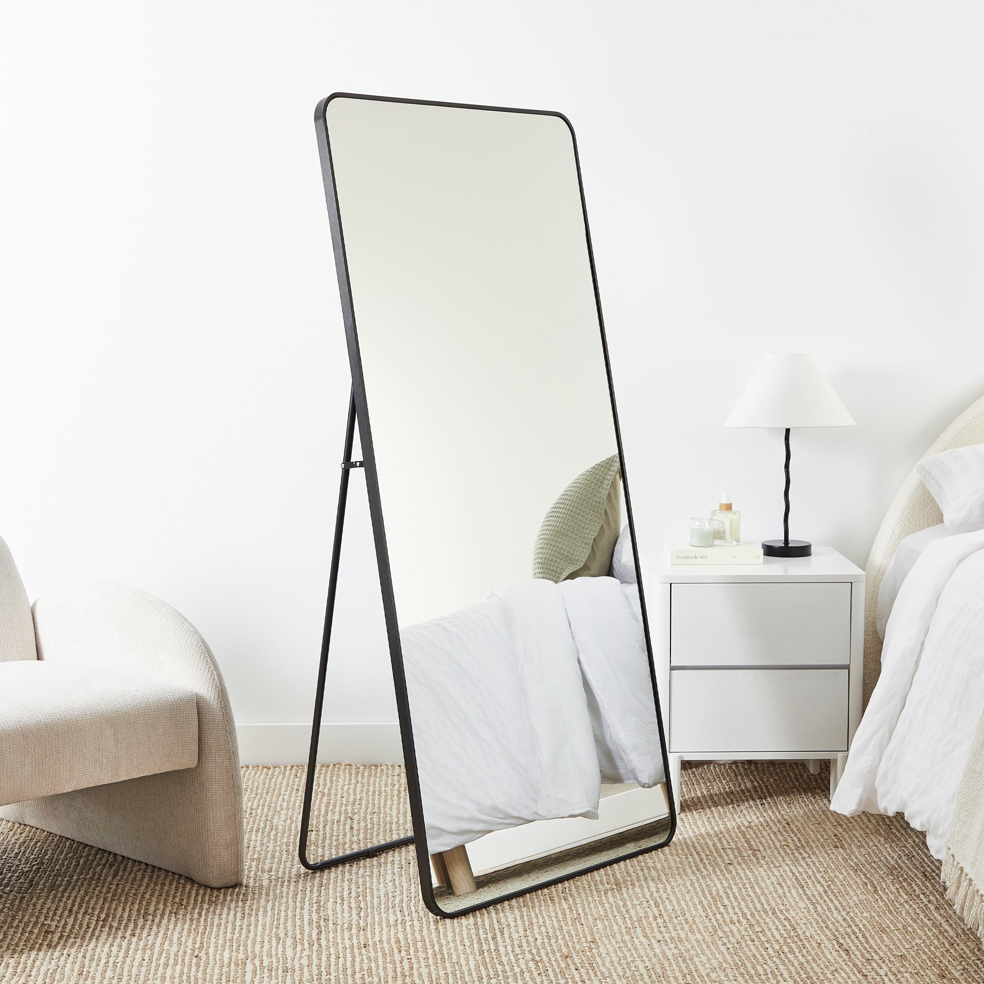 furniture, mirror, and home decor