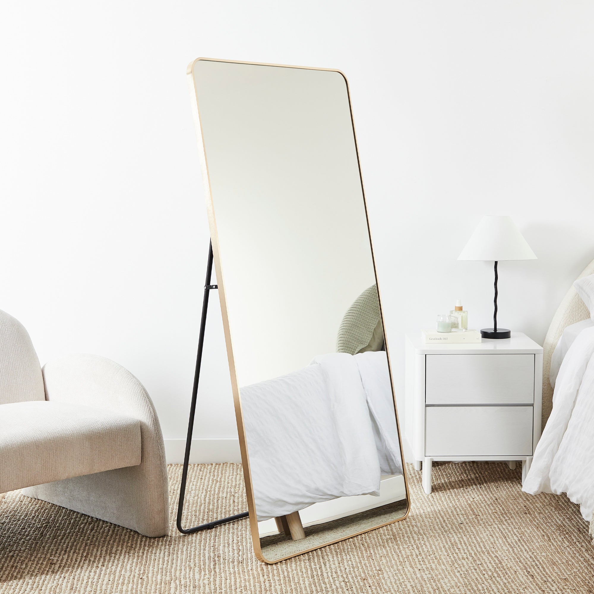 furniture, mirror, and home decor
