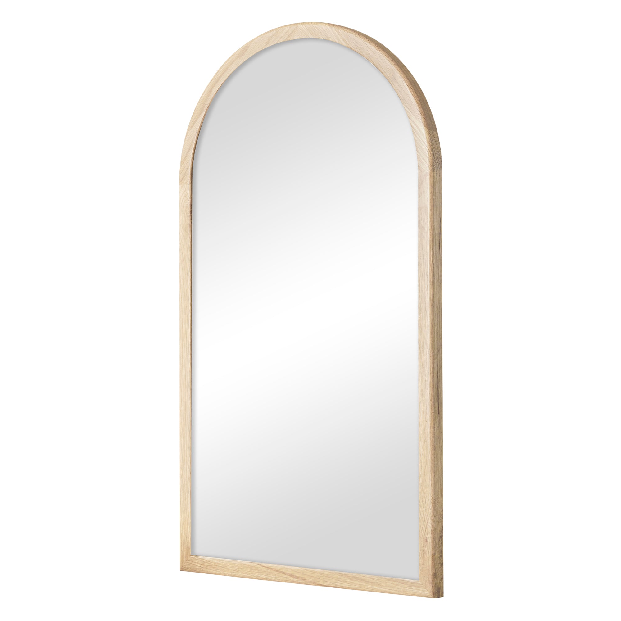 Oakleigh 80cm Solid Oak Arch Mirror Natural