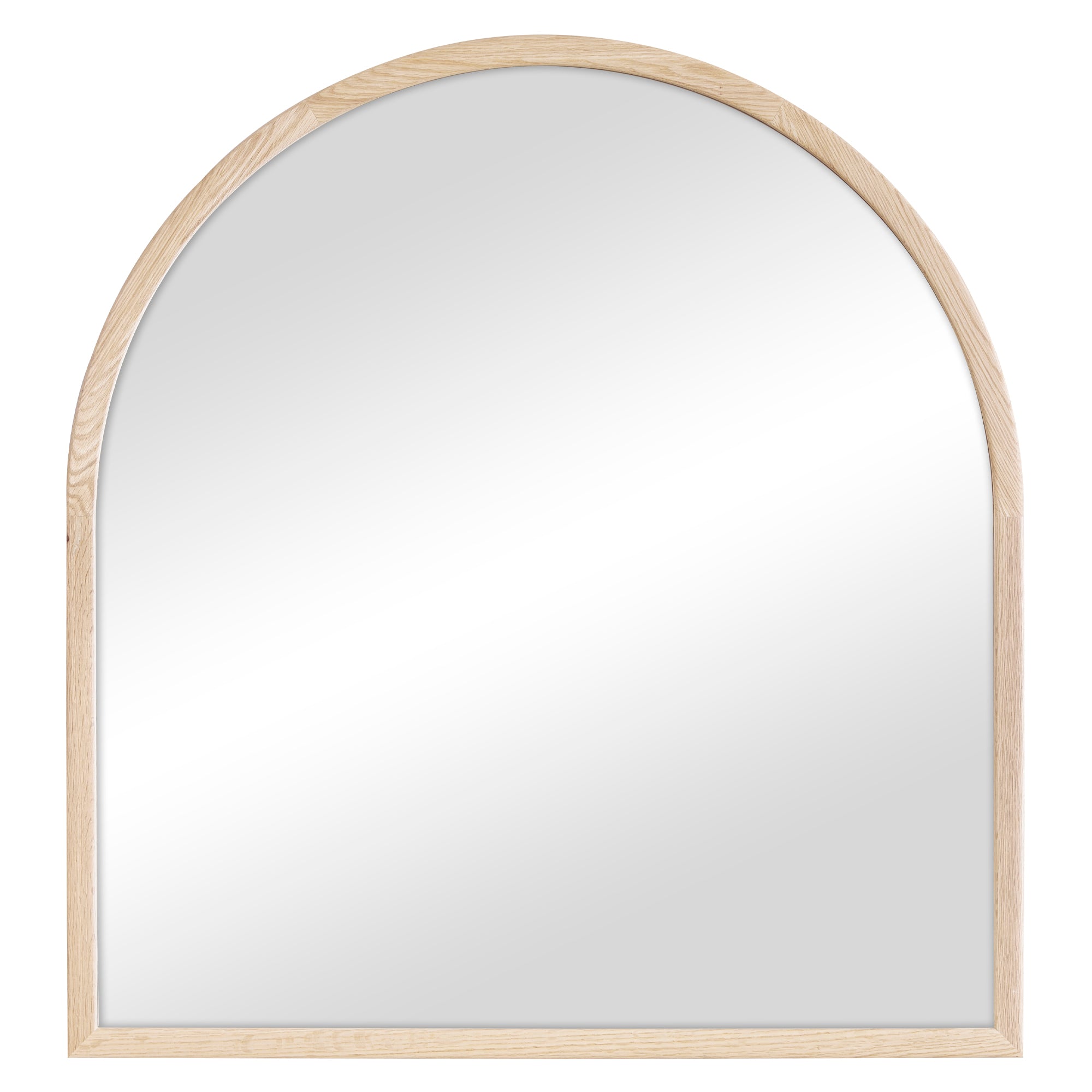 Oakleigh 85cm Arch Solid Oak Mirror Natural