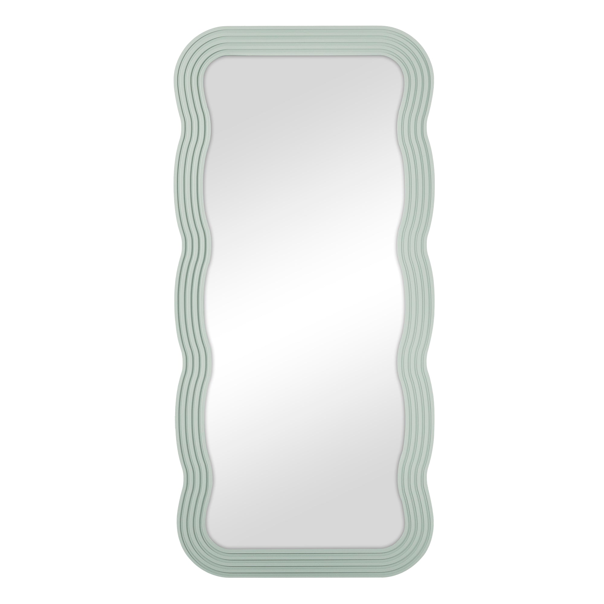 Jesse 170cm Squiggle Mirror Green