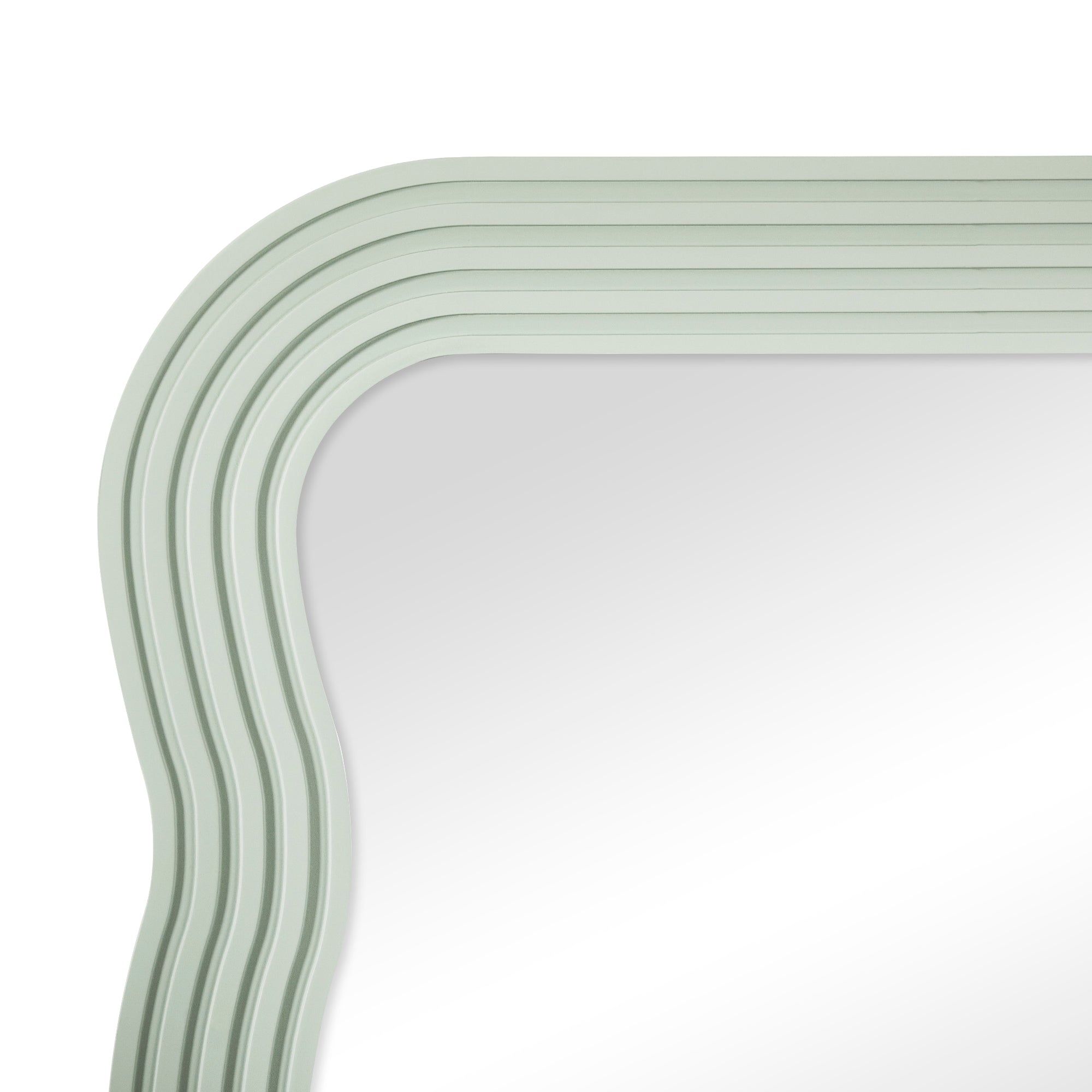 Jesse 170cm Squiggle Mirror Green