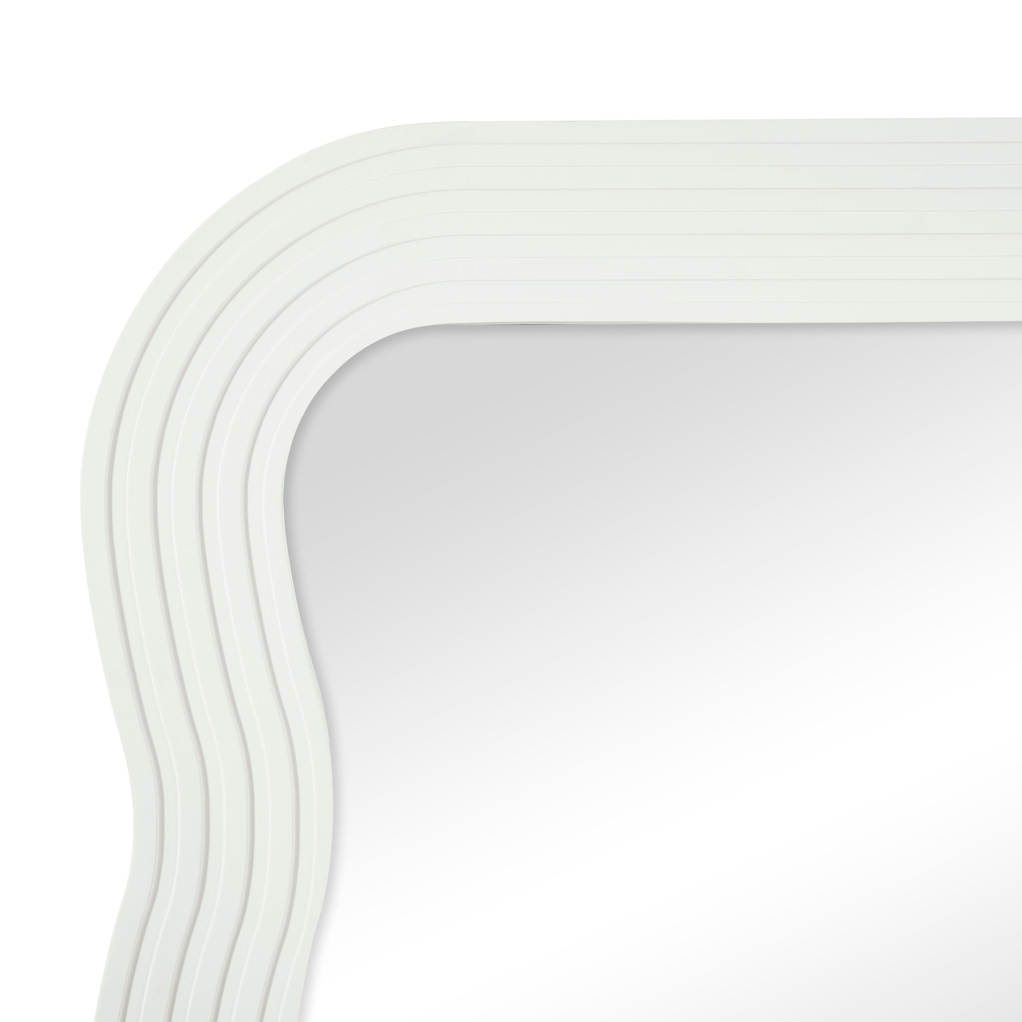 Jesse 170cm Squiggle Mirror White