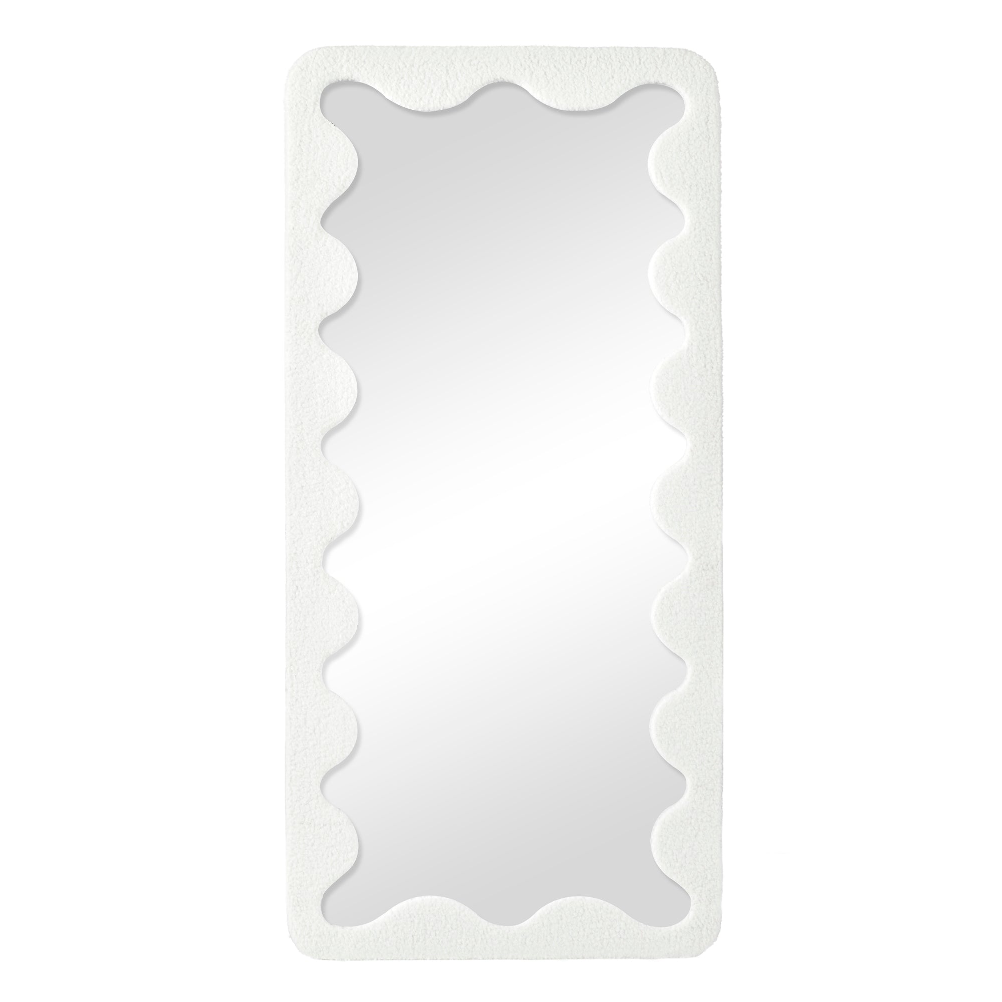 Jacky 170cm Squiggle Mirror White