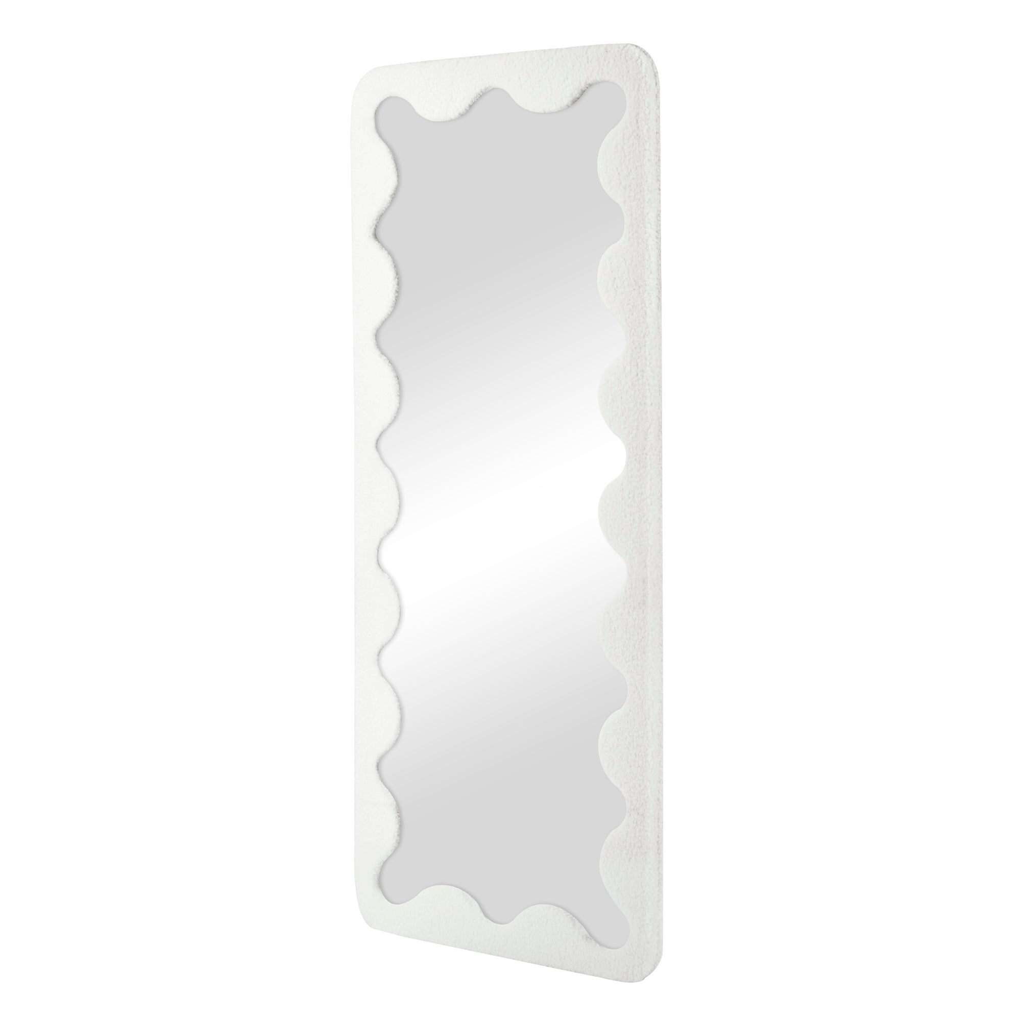 Jacky 170cm Squiggle Mirror White